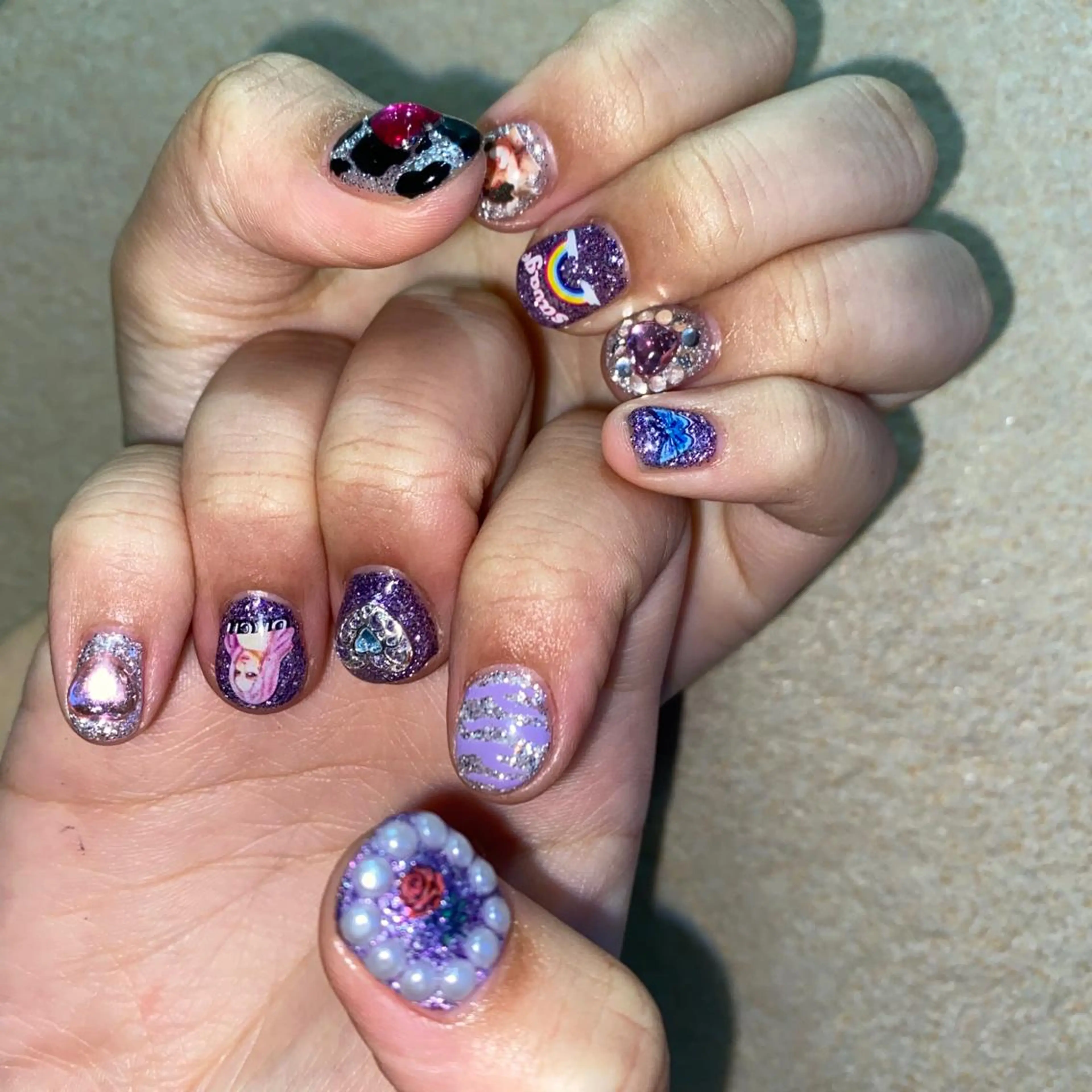 ショート カラー ヘアアレンジ ネイル マツエク・マツパ 💠AYANE /吉祥寺💠のマツエク・マツパデザイン