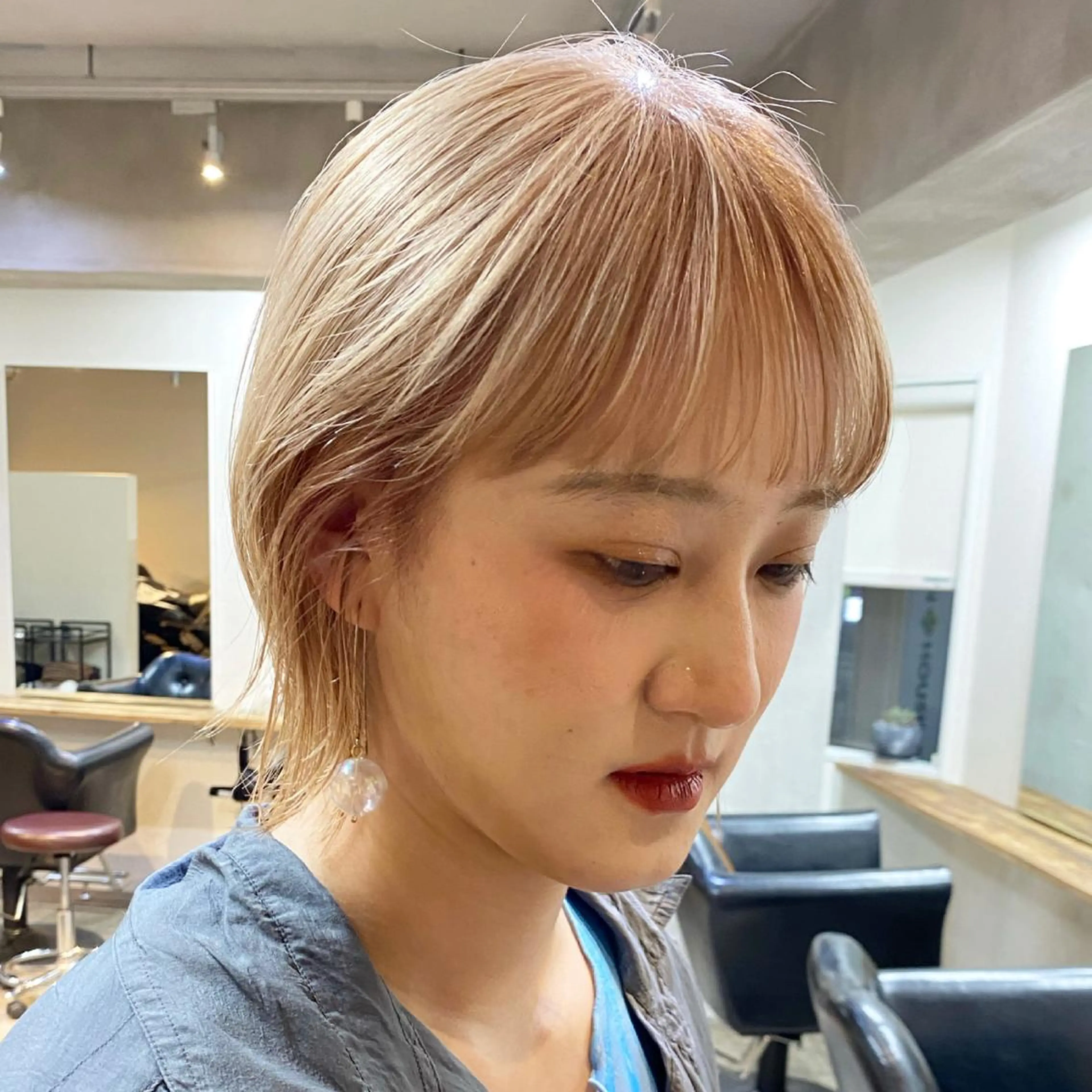 ショート カラー カット ヘアカラー トリートメント 坂本 裕介/パーマのヘアスタイル