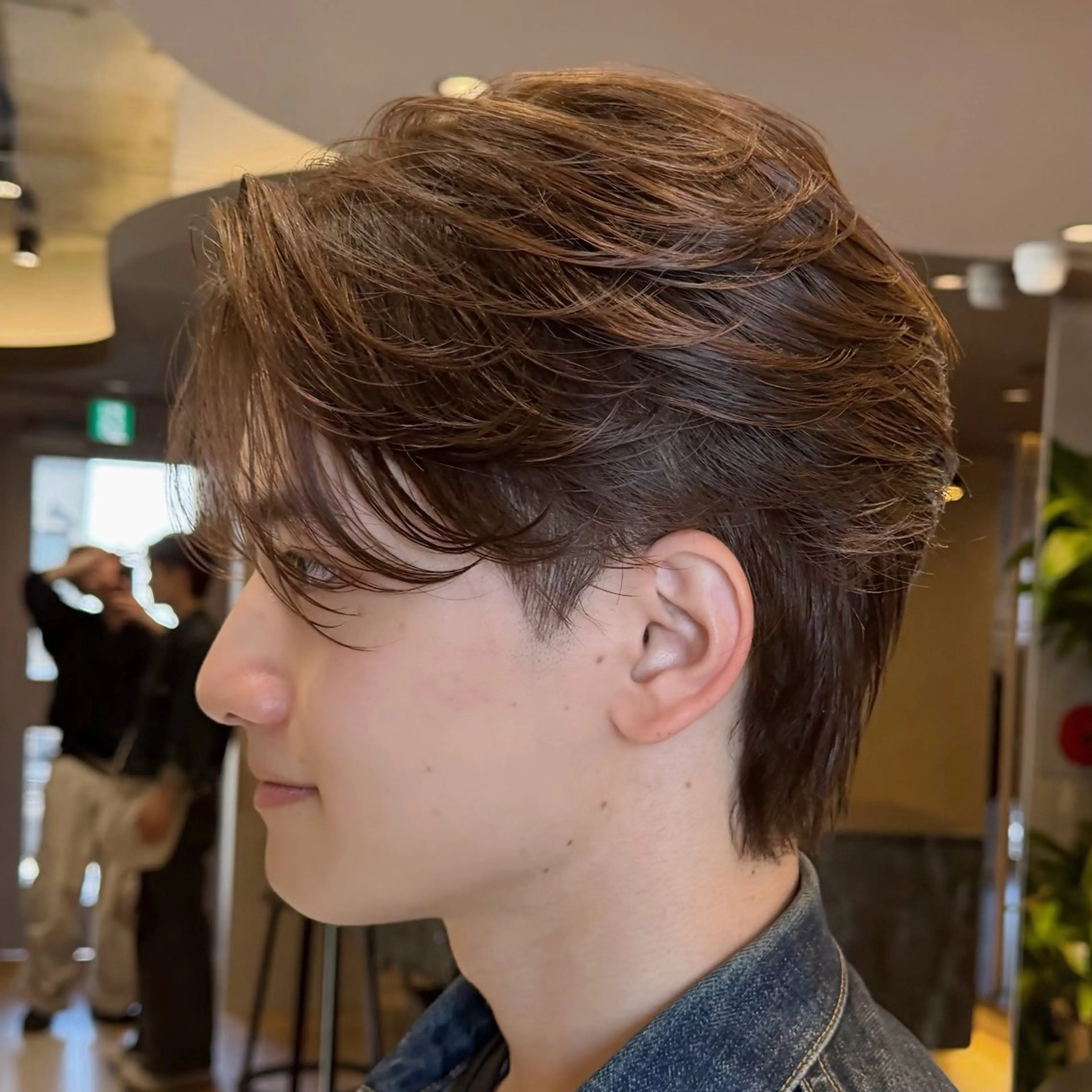 カラー メンズ メンズ韓国風 カット ヘアカラー トリートメント 【メンズ特化⚡️】 曲がる矯正/千原涼麻のヘアスタイル