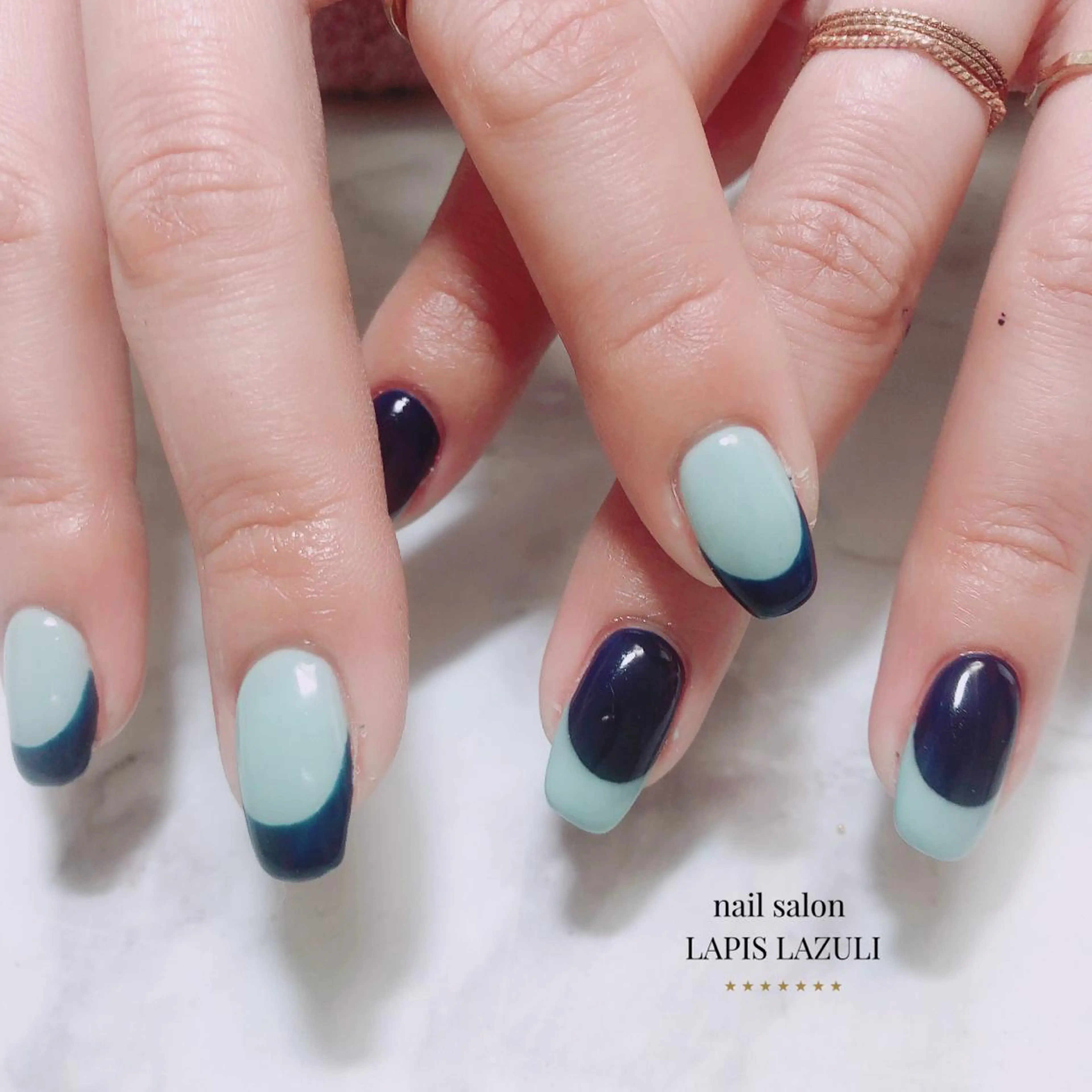 ネイル nail salon ラピスラズリのネイルデザイン