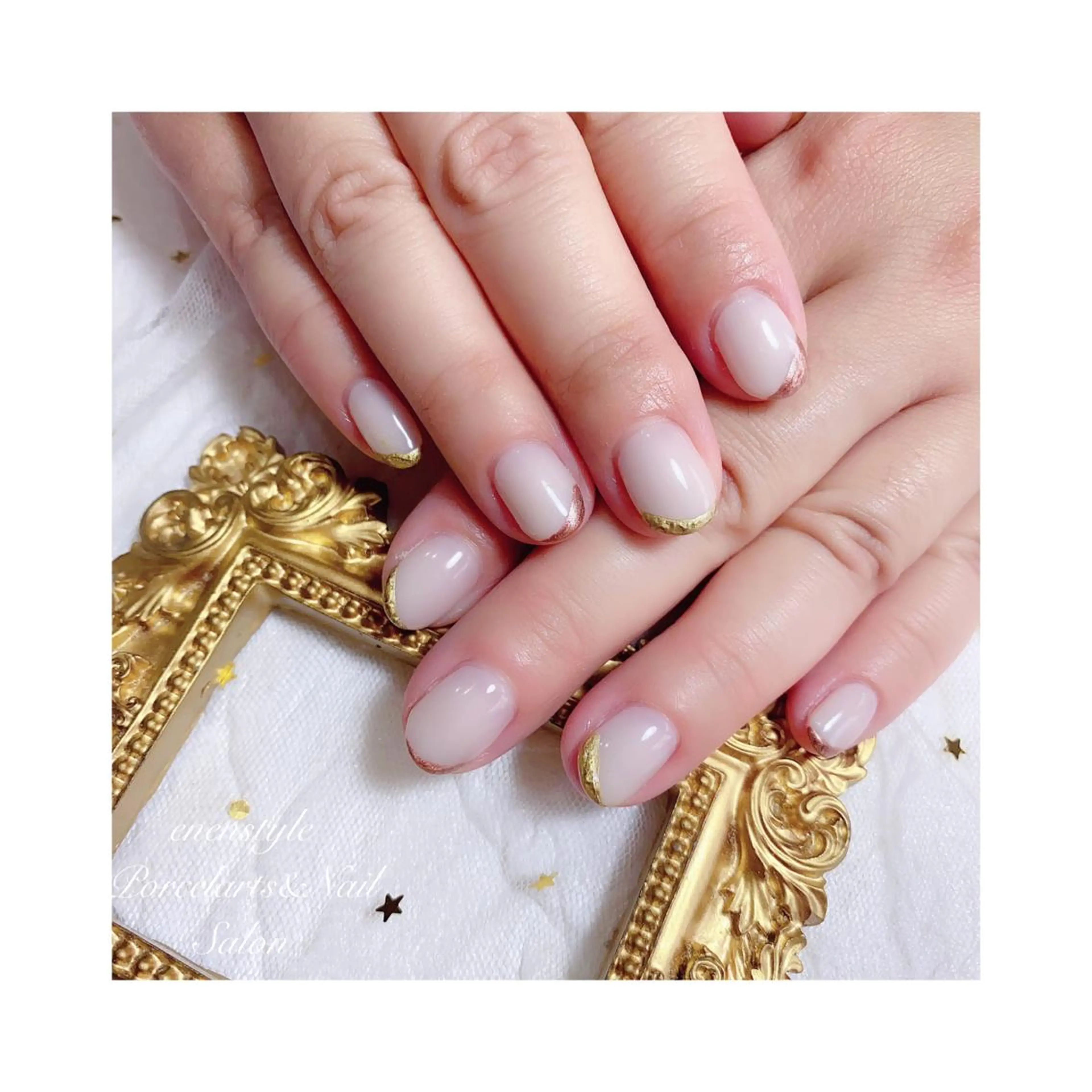 ショート ネイル ジェルネイル ニュアンスネイル オフィスネイル ワンカラーネイル パラジェル ハンドネイル 👑enen style👑のネイルデザイン