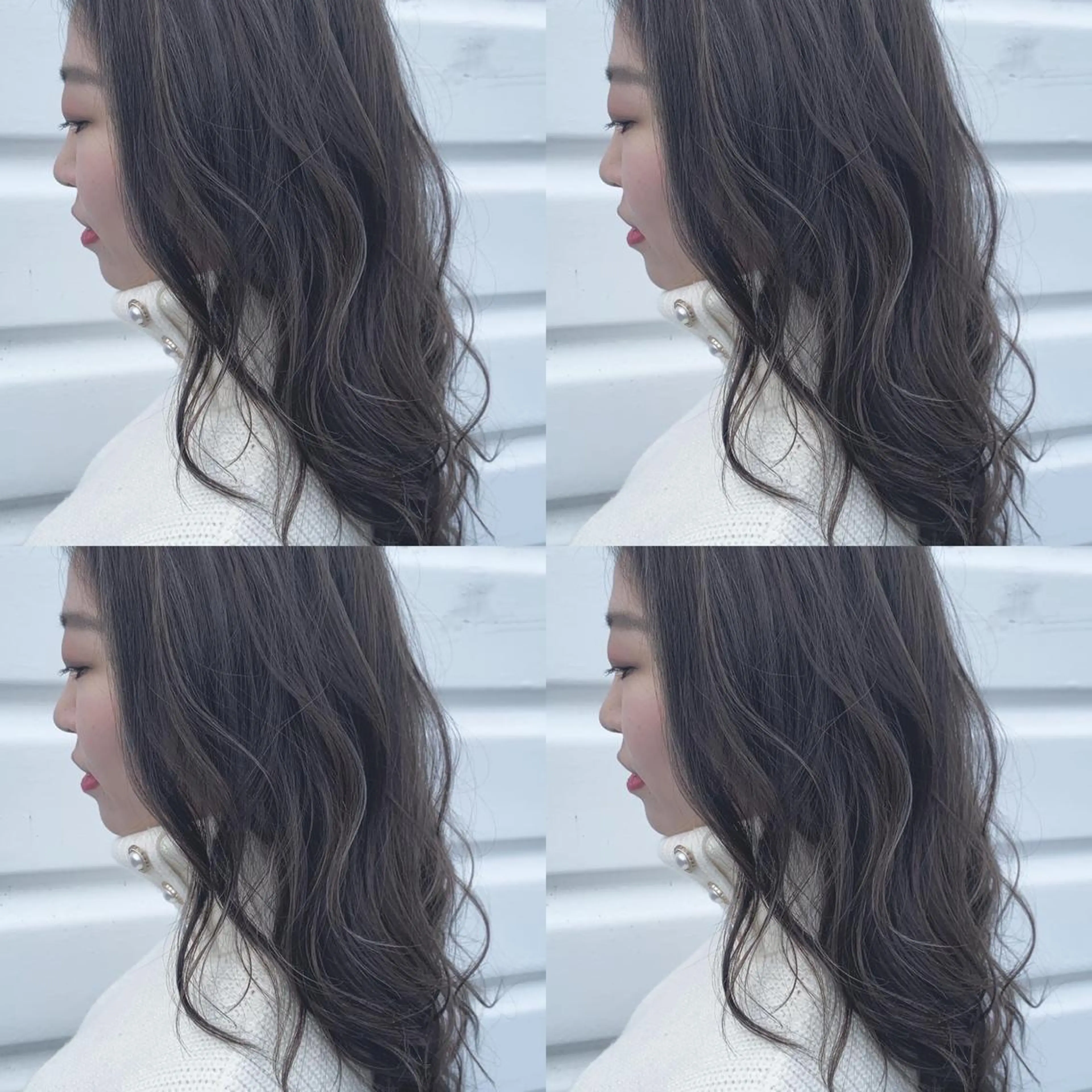 ロング ハイライト ヘアカラー 佐藤 香太のヘアスタイル