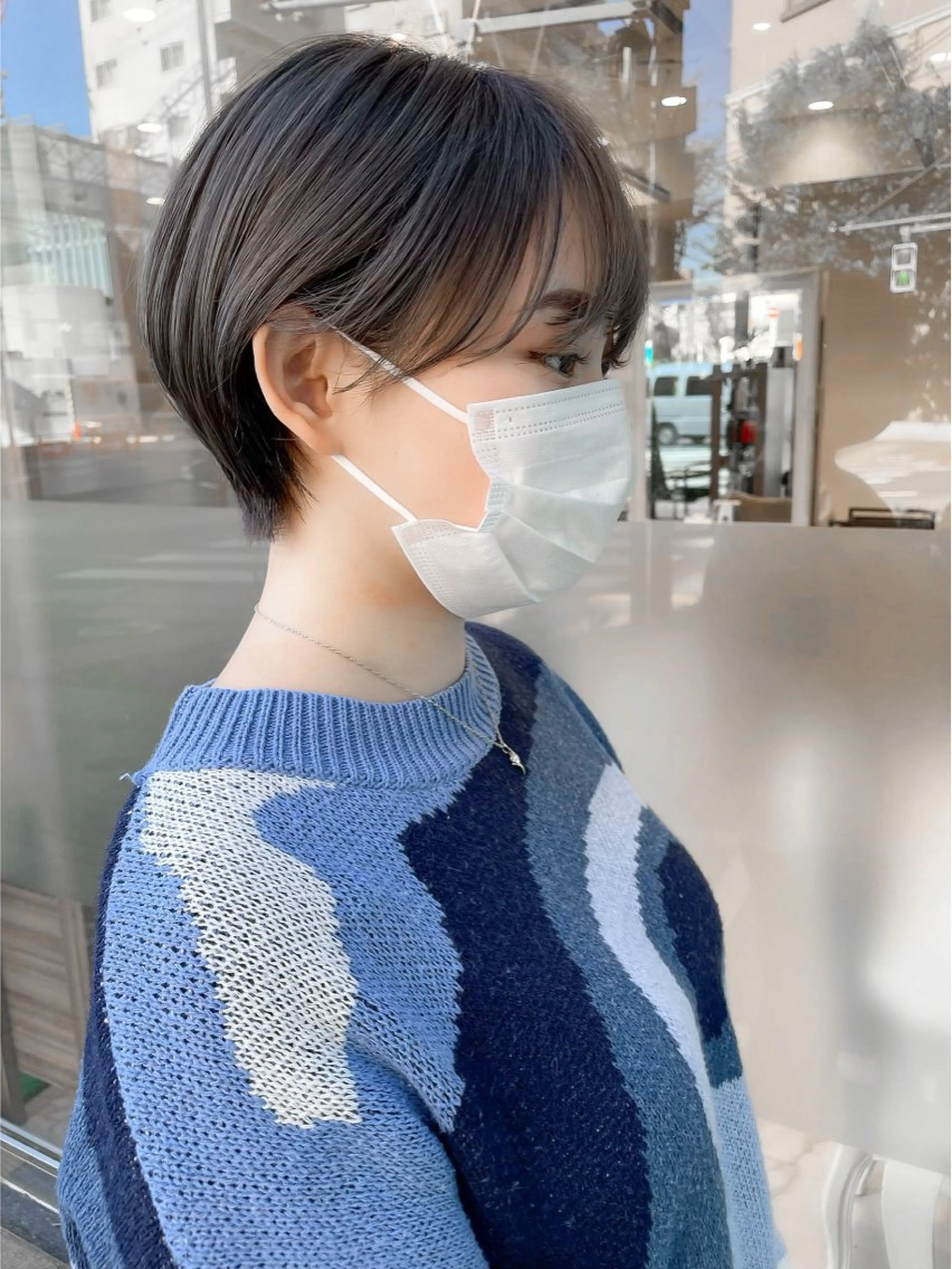 ショート 三鷹で1番ショート ボブをカットする新谷のヘアスタイル