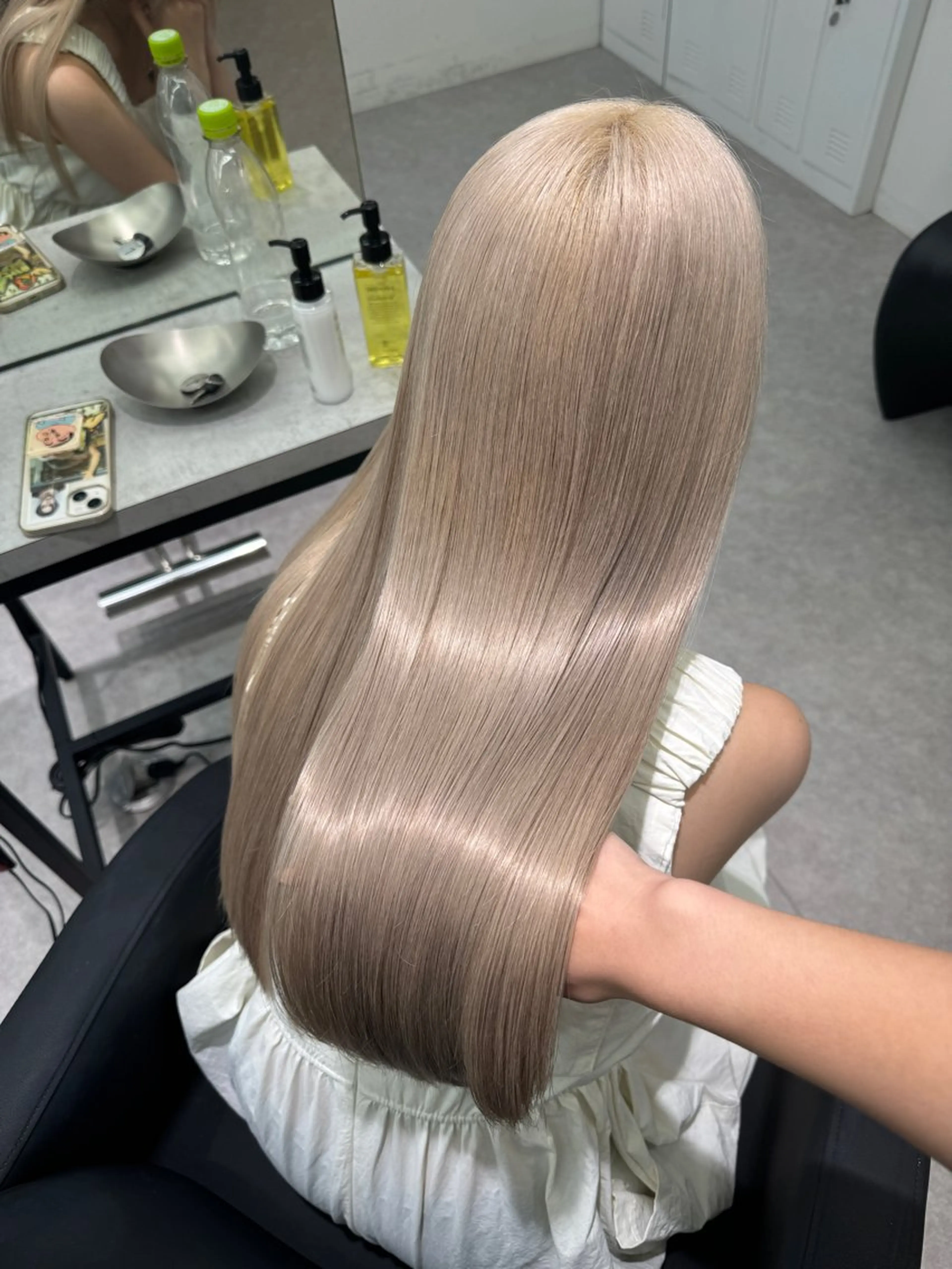 ミディアム カラー 🫧盛れハイトーン/ ブリーチ特化🎀サキのヘアスタイル