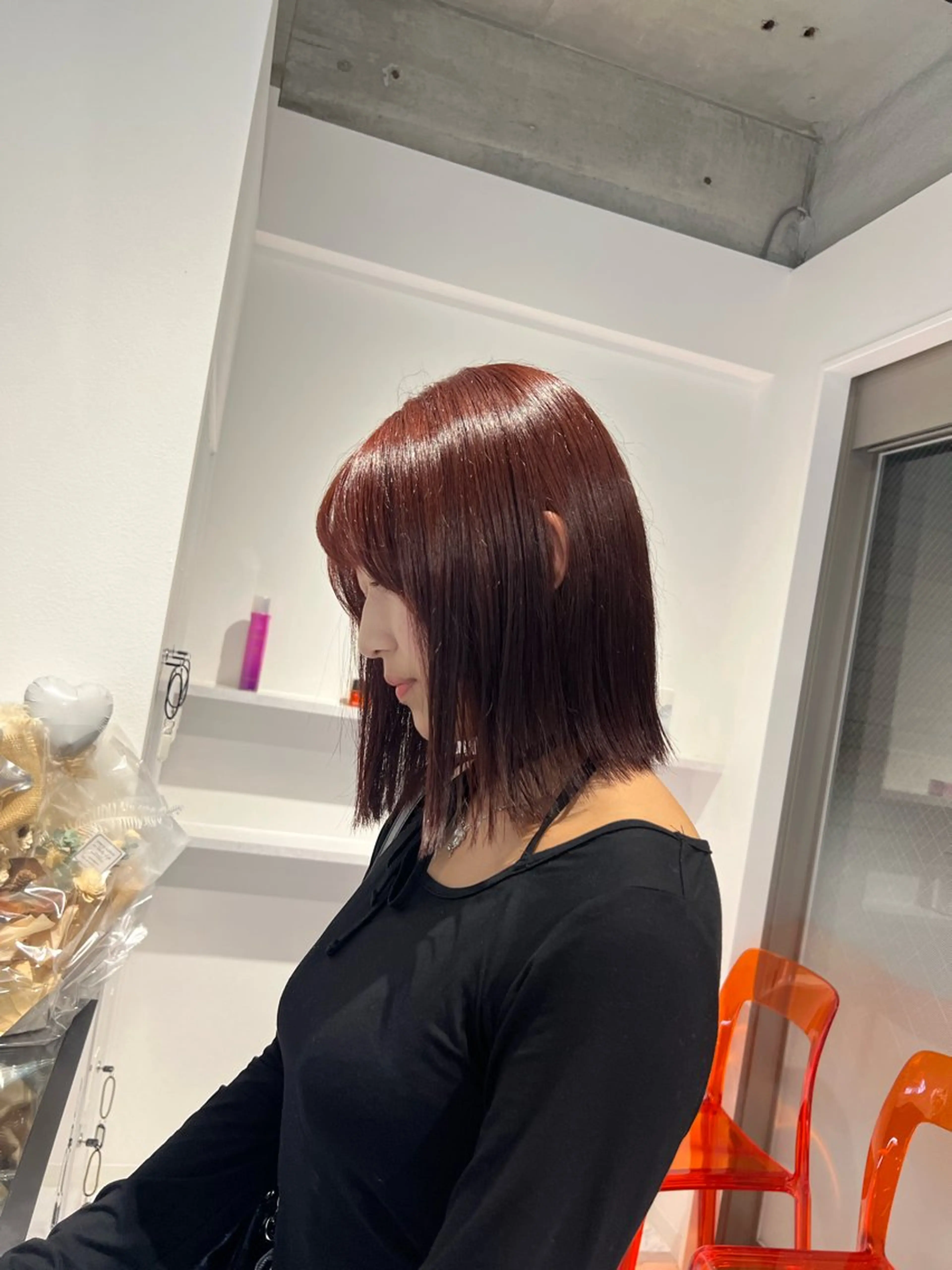 ショート カラー ブリーチ ブリーチなしカラー HAZUKI .のヘアスタイル