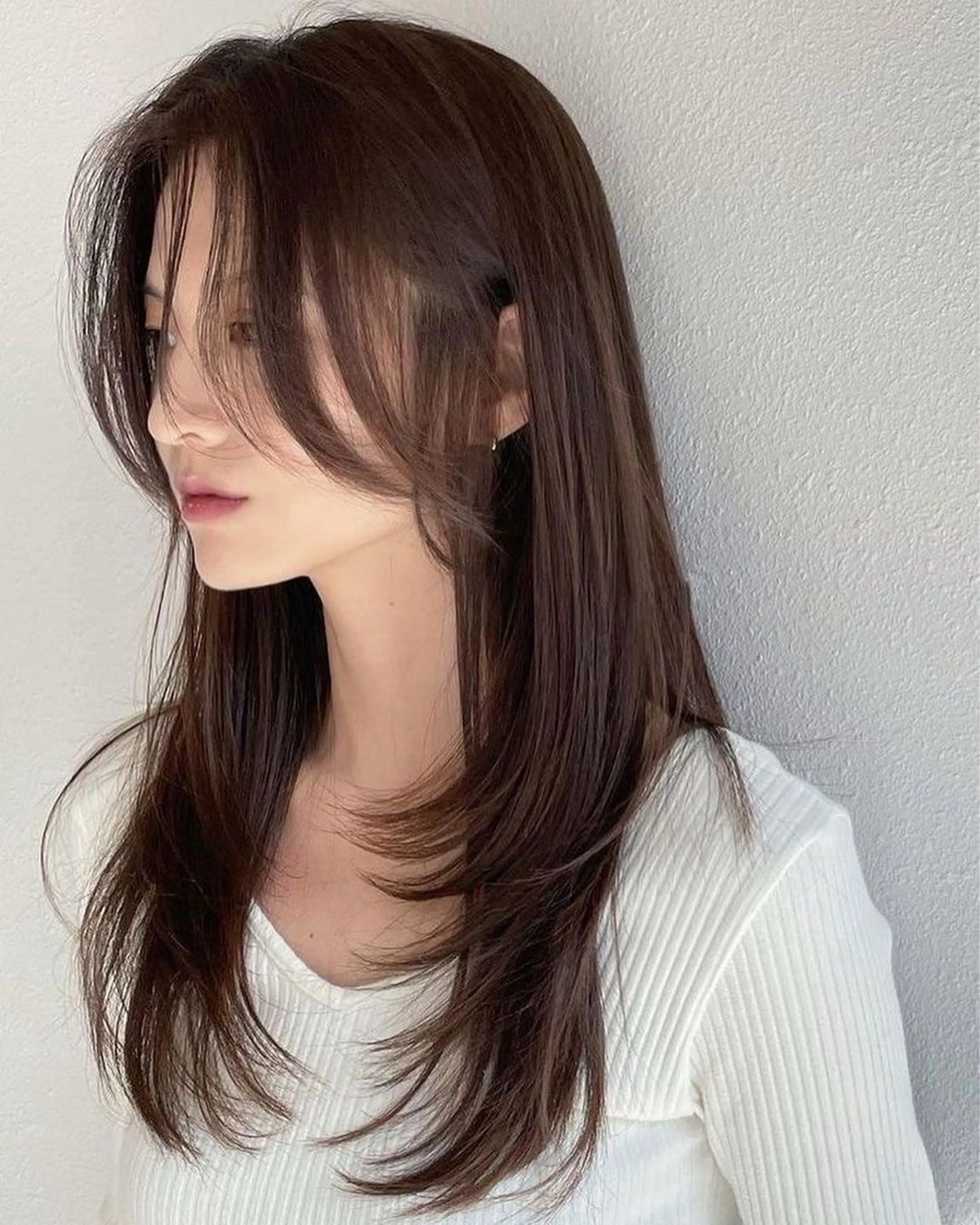 ロング カラー カット ヘアカラー トリートメント 表参道🌿赤み消し カラー/チナツのヘアスタイル