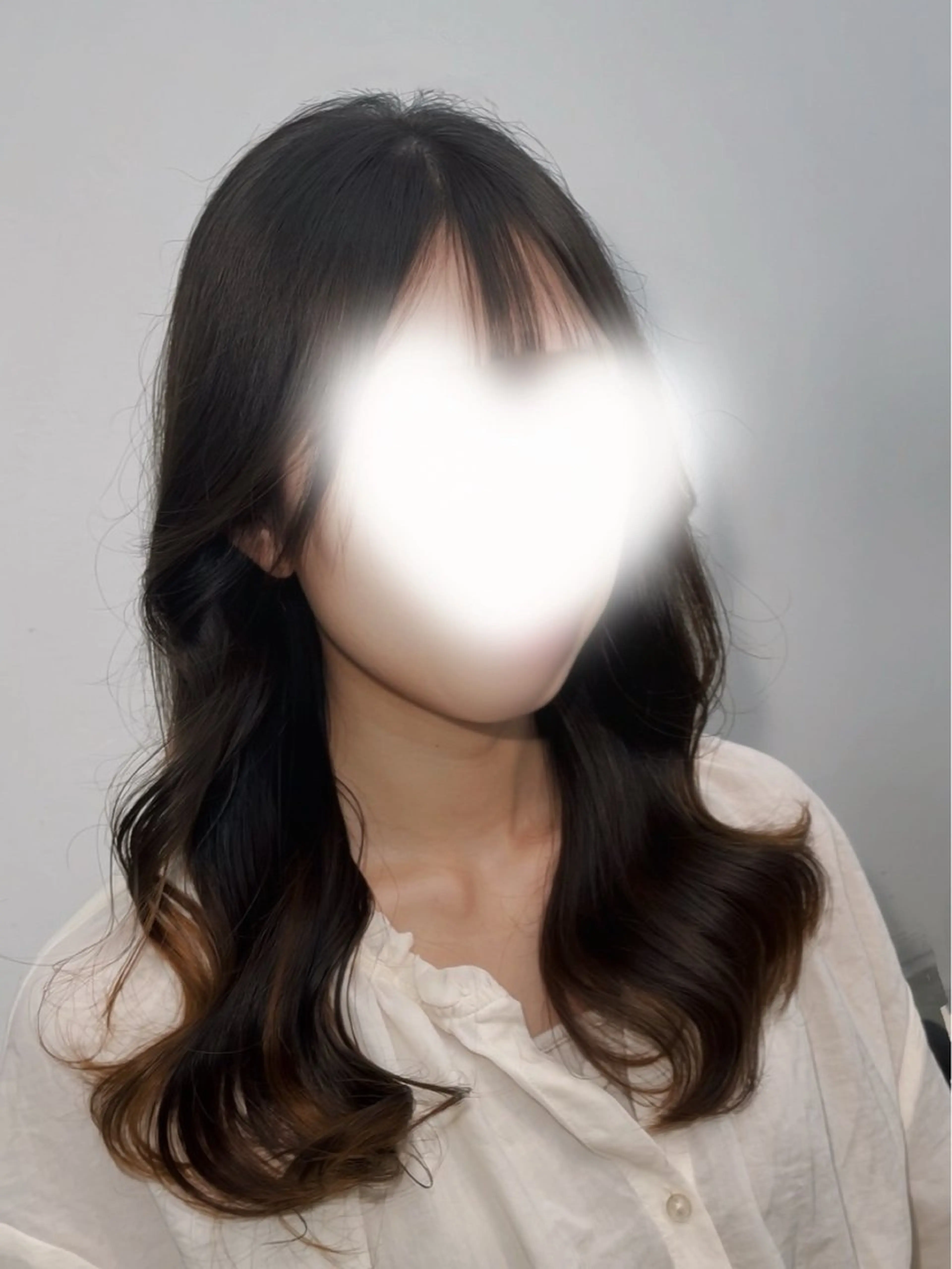 ロング 縮毛矯正 カット パーマ トリートメント レイヤー/デジパ SAKIのヘアスタイル