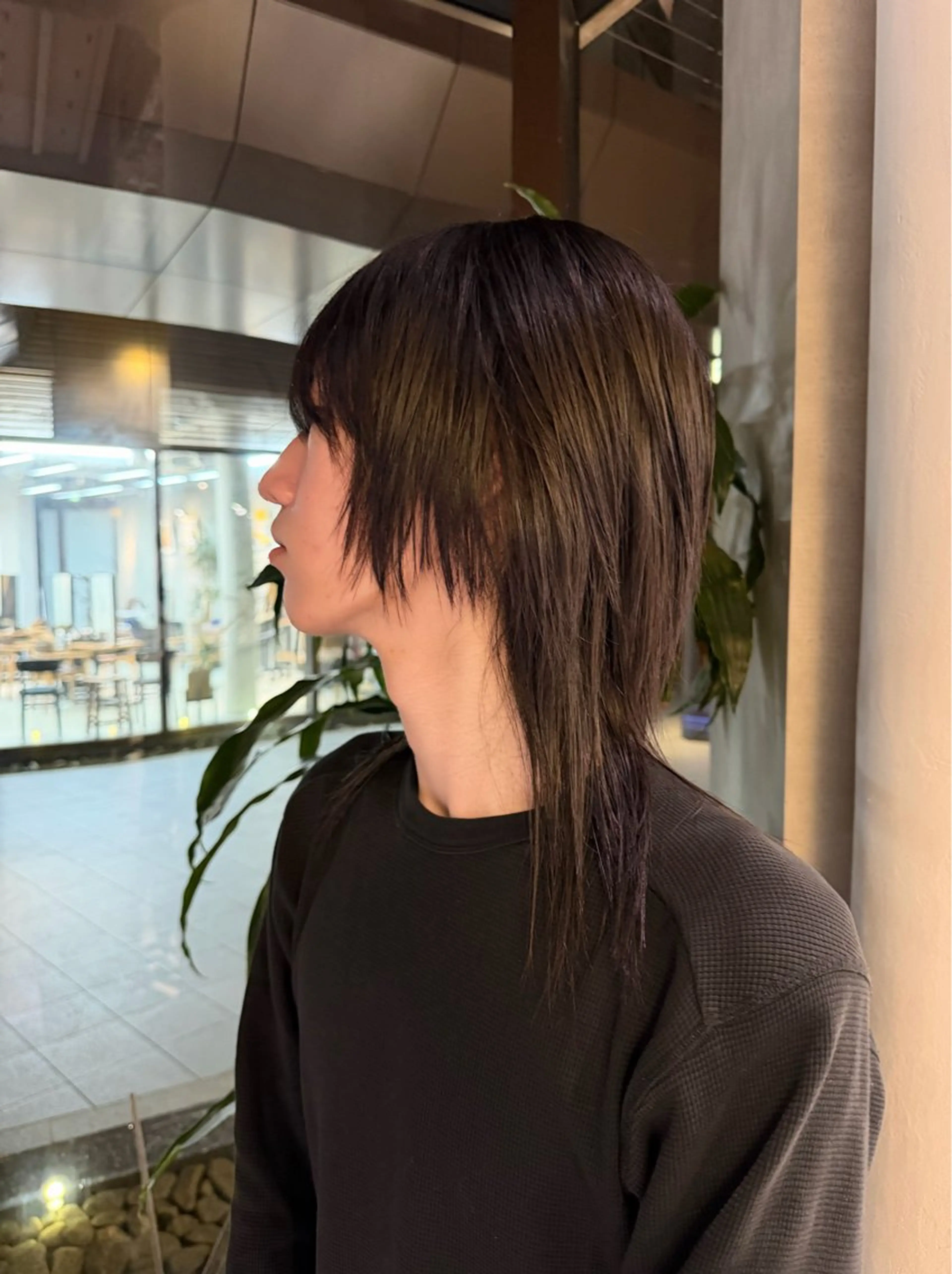 メンズ レイヤー×ハイトーン ×デザイン 啓太のヘアスタイル