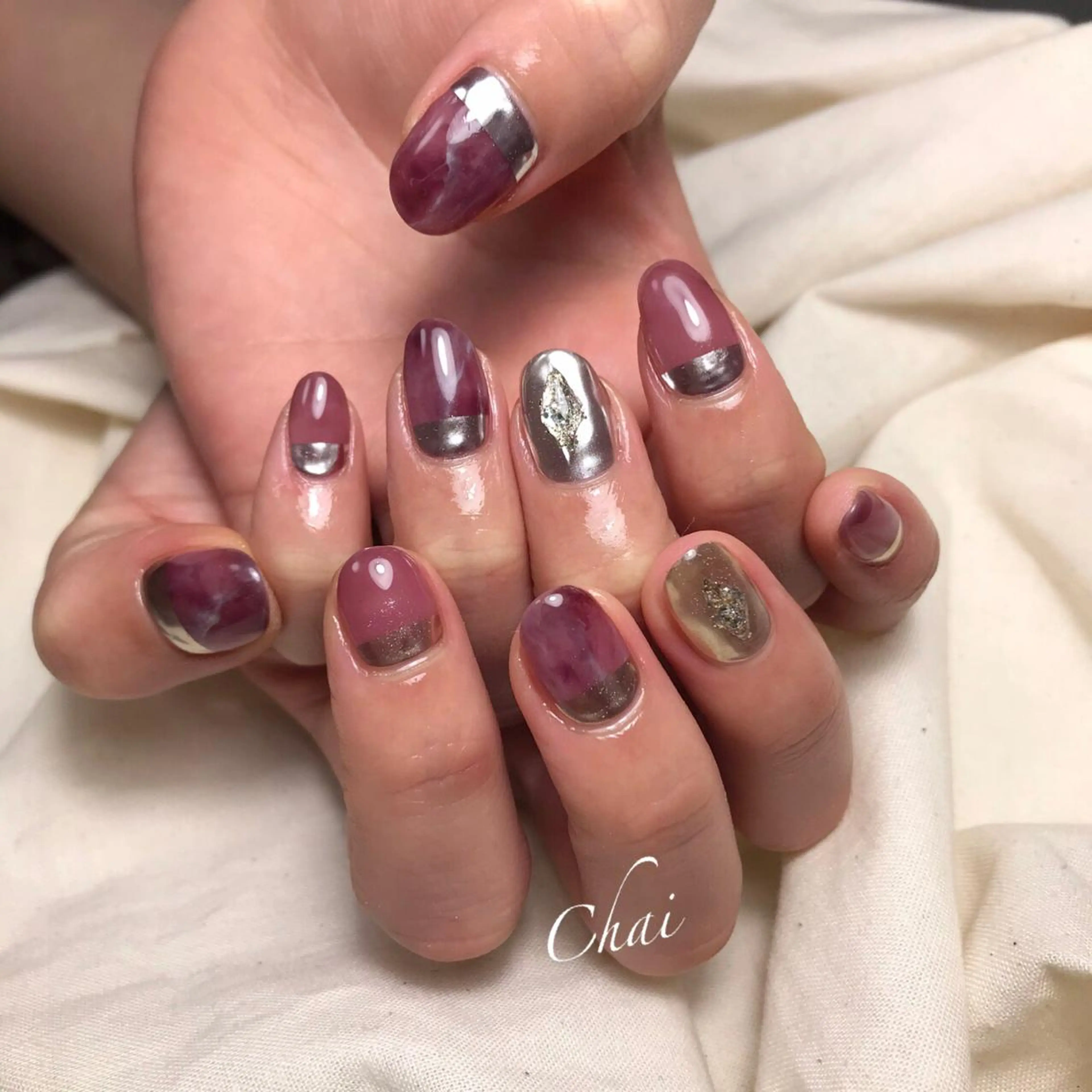 ネイル ハンドネイル 💅chainail _aiのネイルデザイン
