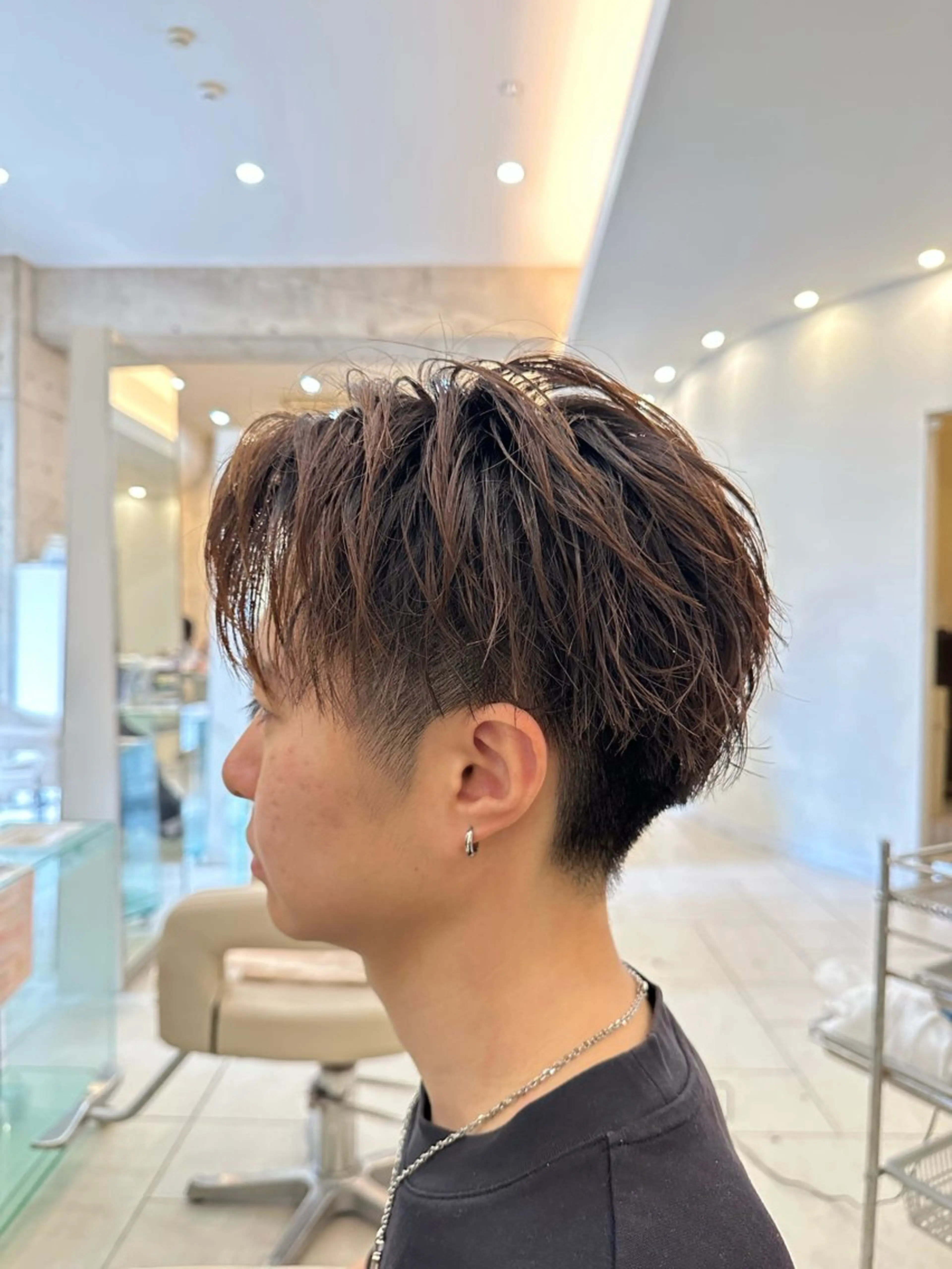 メンズ カット メンズ特化/メンズ パーマ/ハイトーンのヘアスタイル