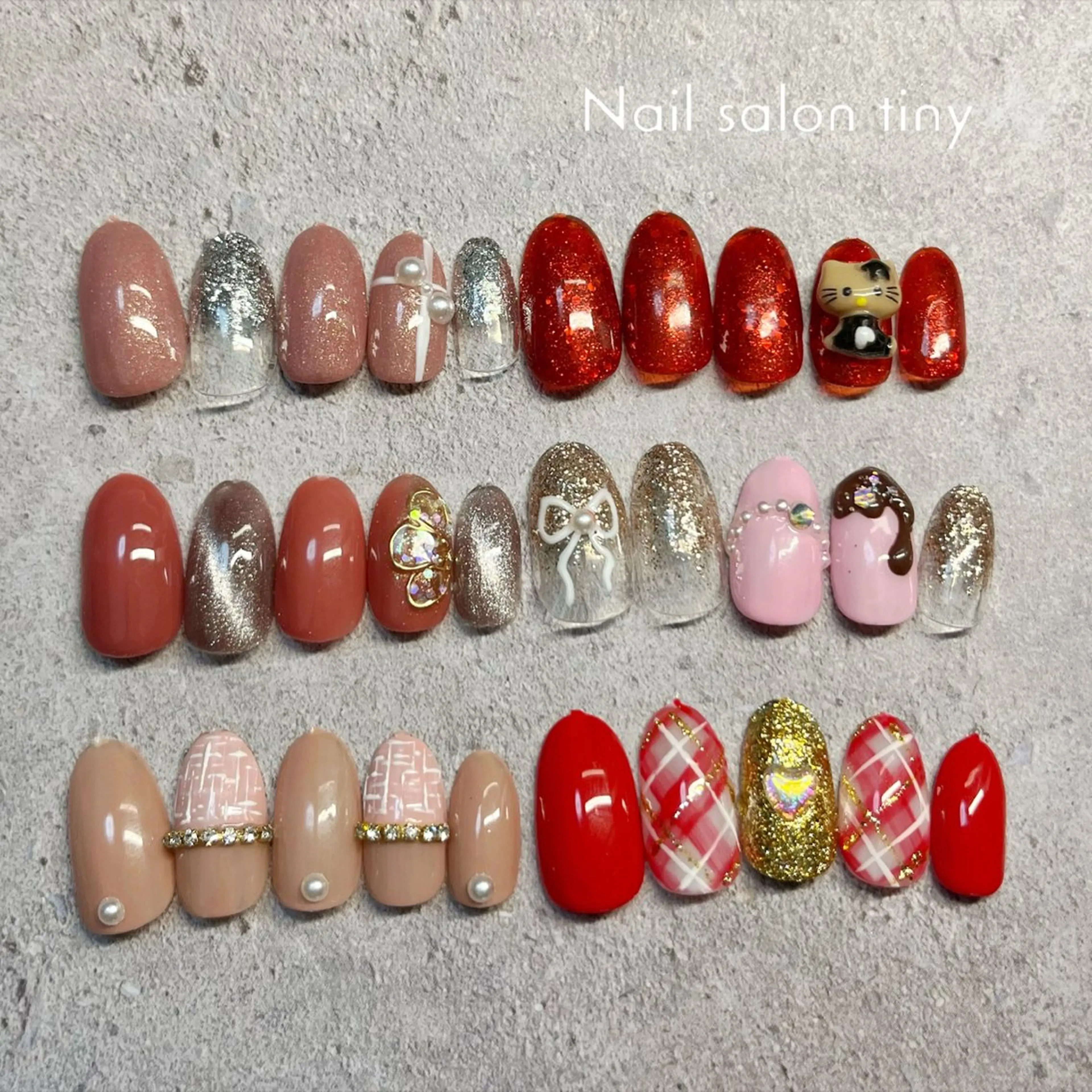 ネイル Nail salon tiny🩵のネイルデザイン