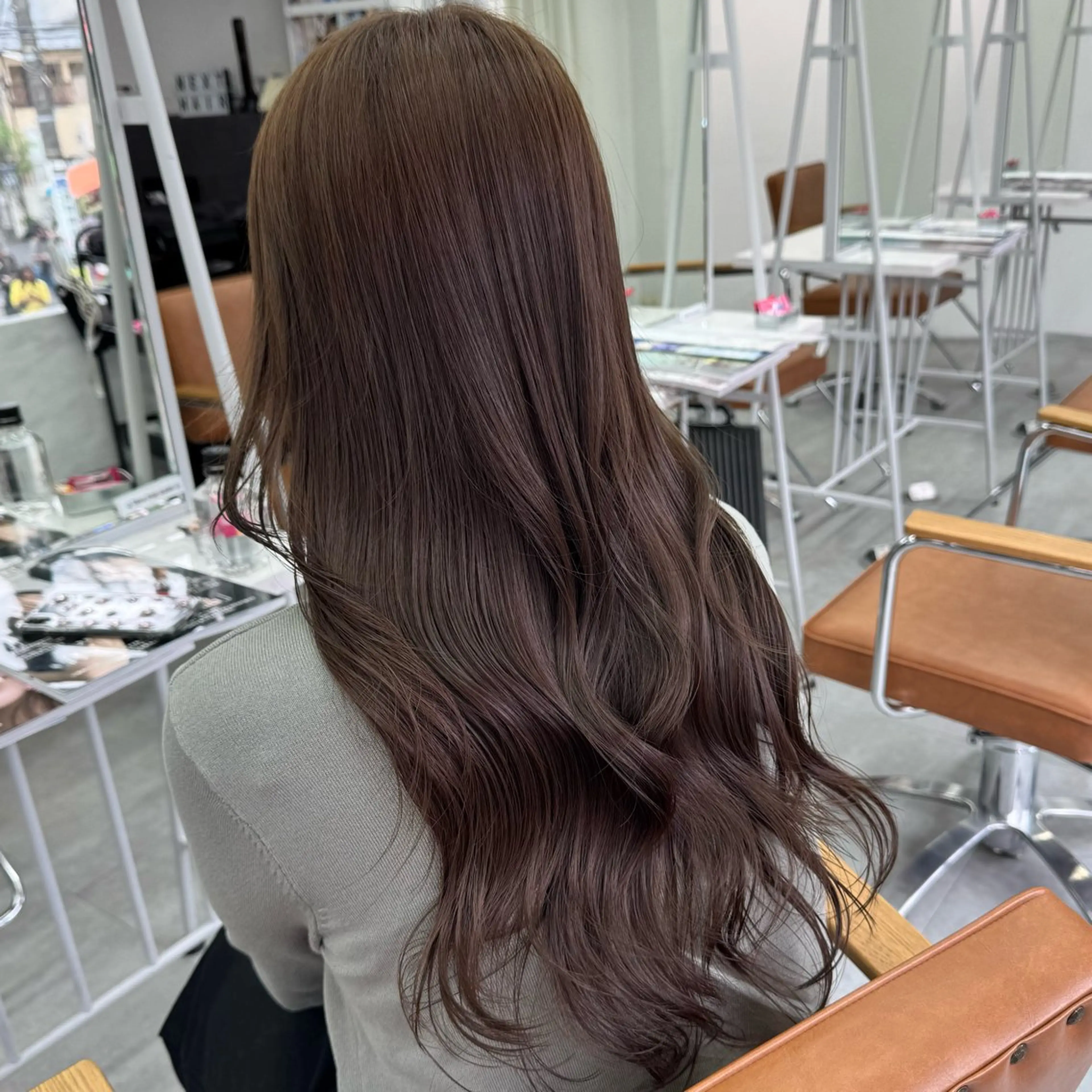 ロング カラー ヘアアレンジ ブリーチなしカラー /新百合ヶ丘/安形翔のヘアスタイル