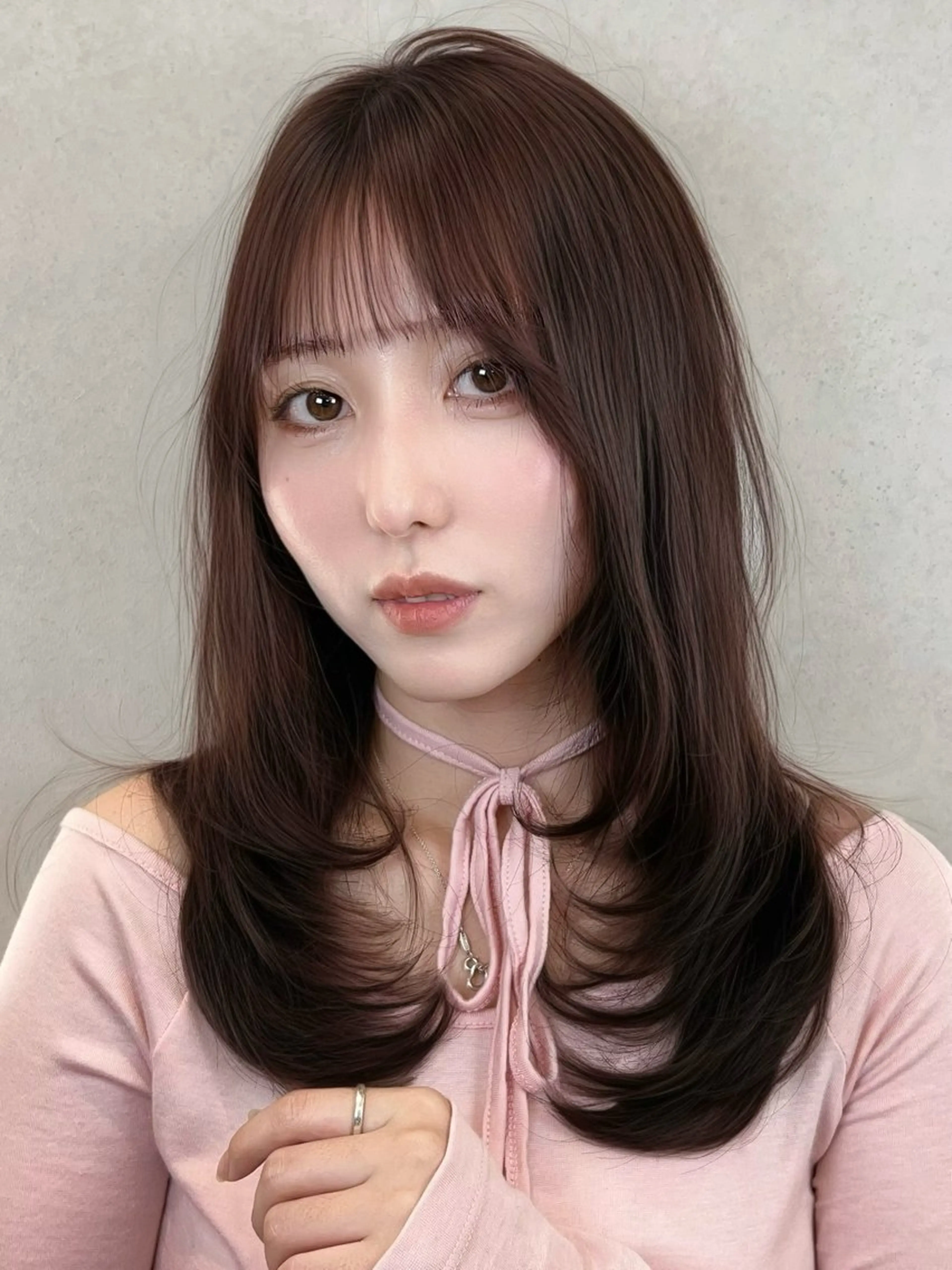 カラー 🫧ミルクティー ブリーチRIKU🫧のヘアスタイル