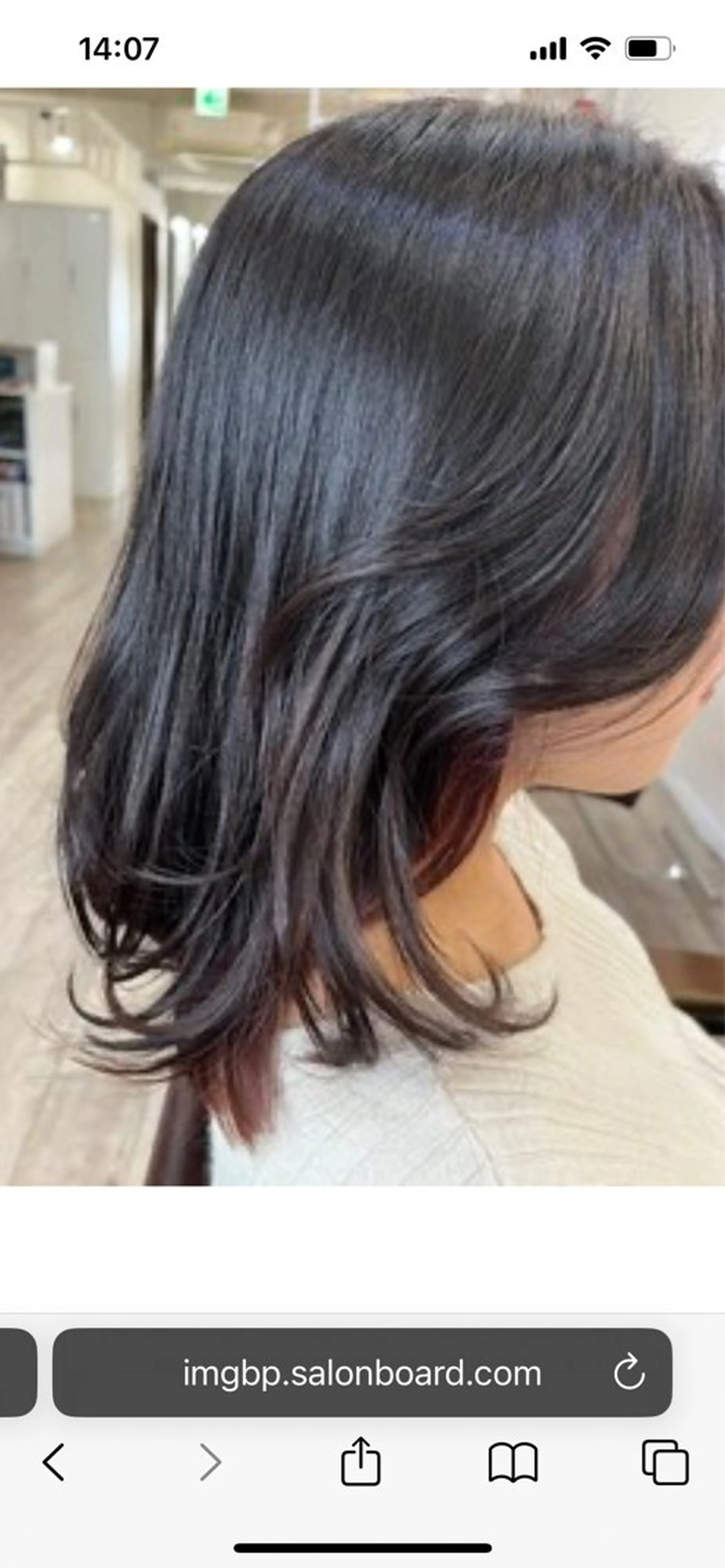 ミディアム カラー cecil hair /tomoのヘアスタイル