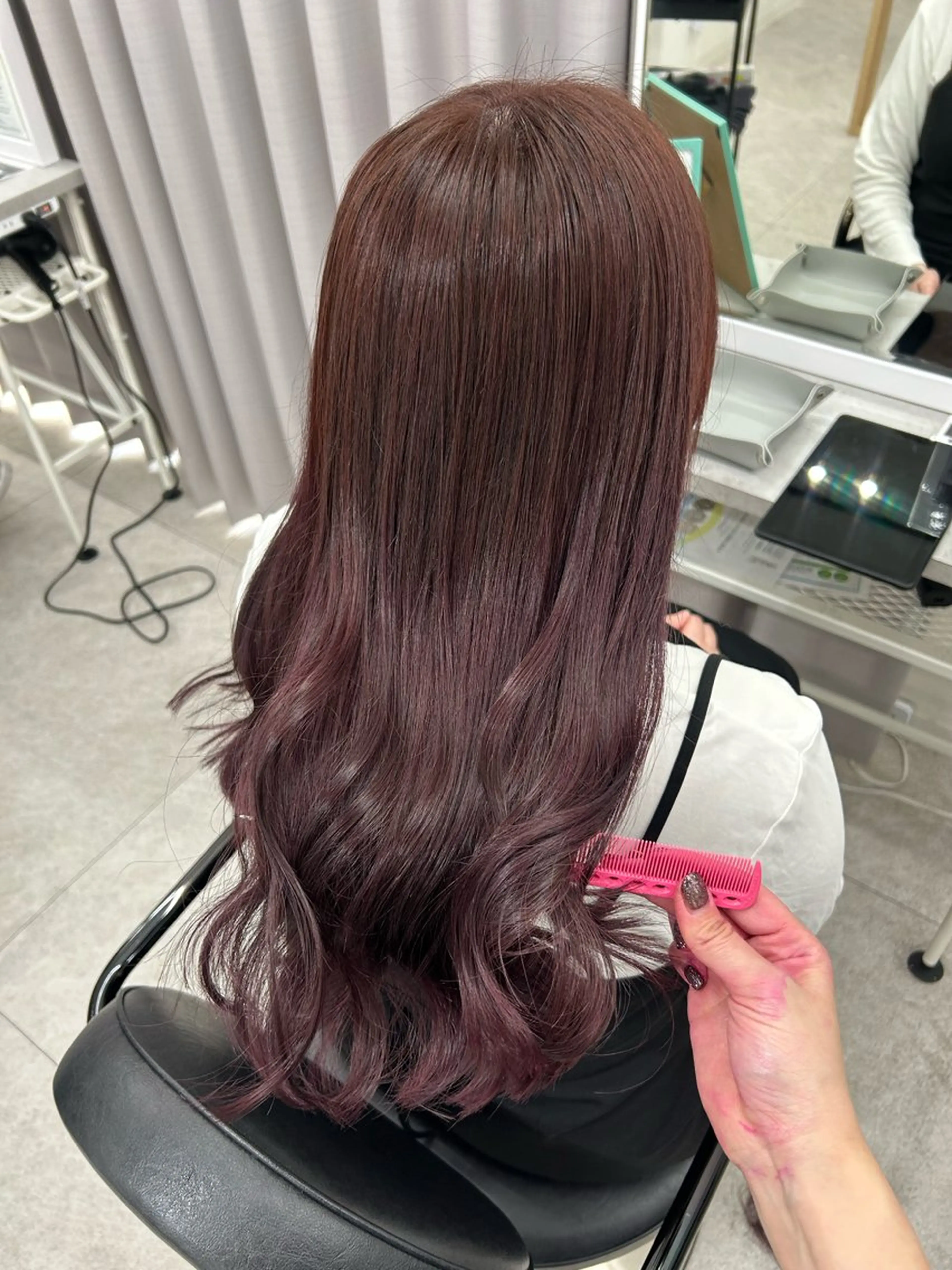 【光色✖️透明感🫧ミニモ限定】似合わせカット➕イルミナカラー➕TOKIO髪質改善トリートメント✨超音波アイロン付き💫の写真