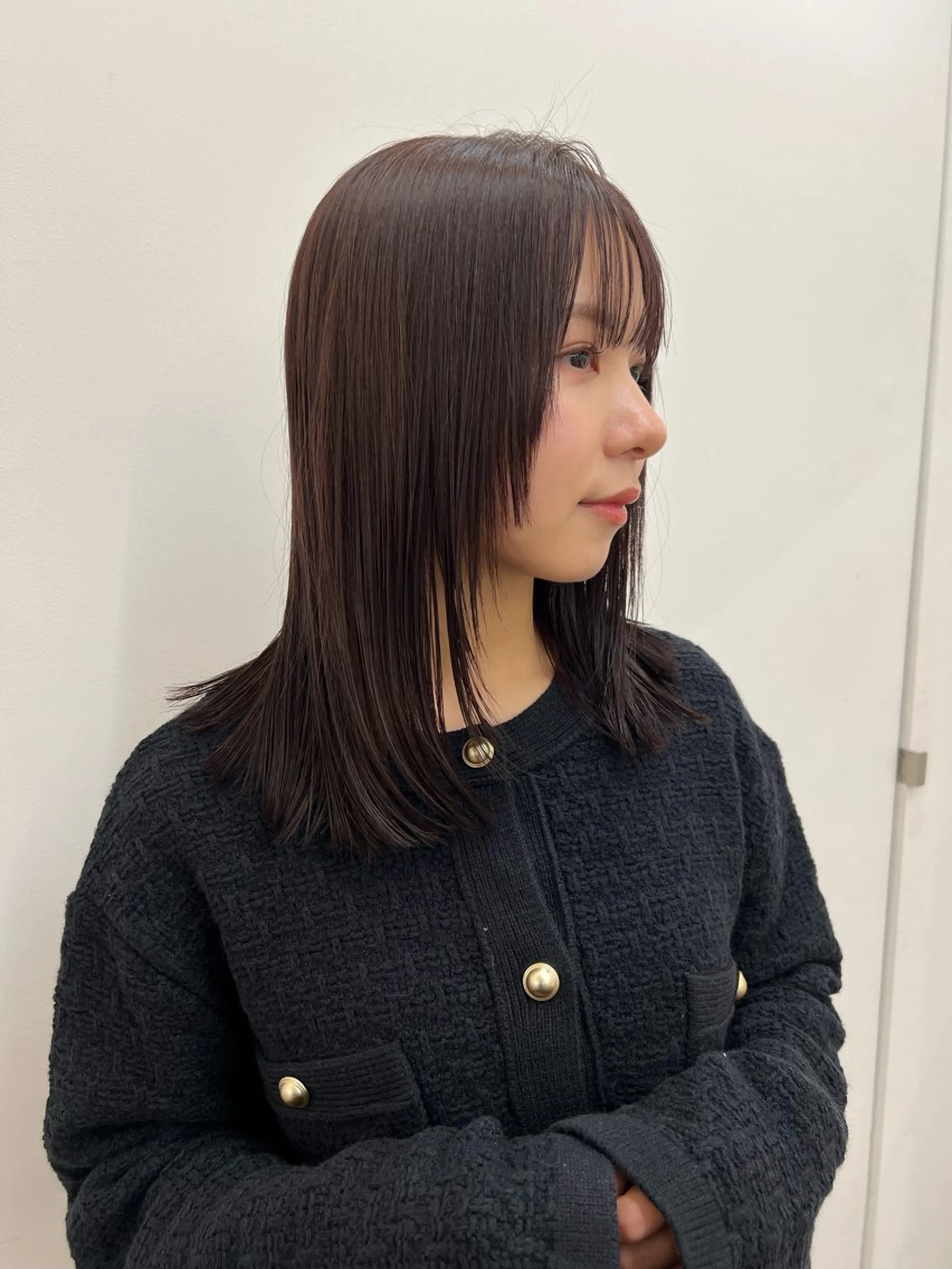 ミディアム ヘッドスパ/縮毛矯正 /横山陸人のヘアスタイル