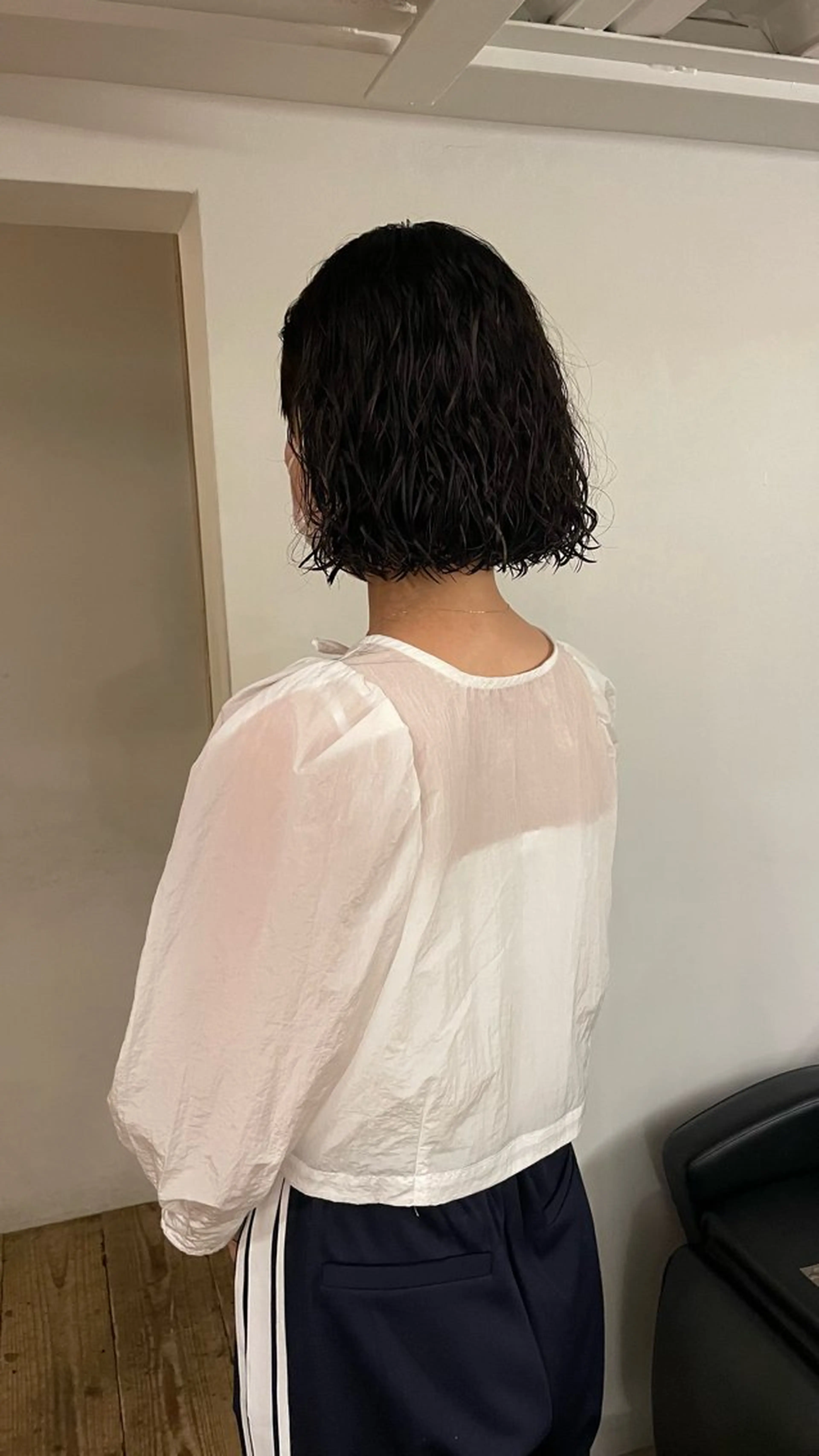 ミディアム カラー パーマ ミディアムパーマ ボブ 原宿/ケパーマ 🧺ユウマのヘアスタイル