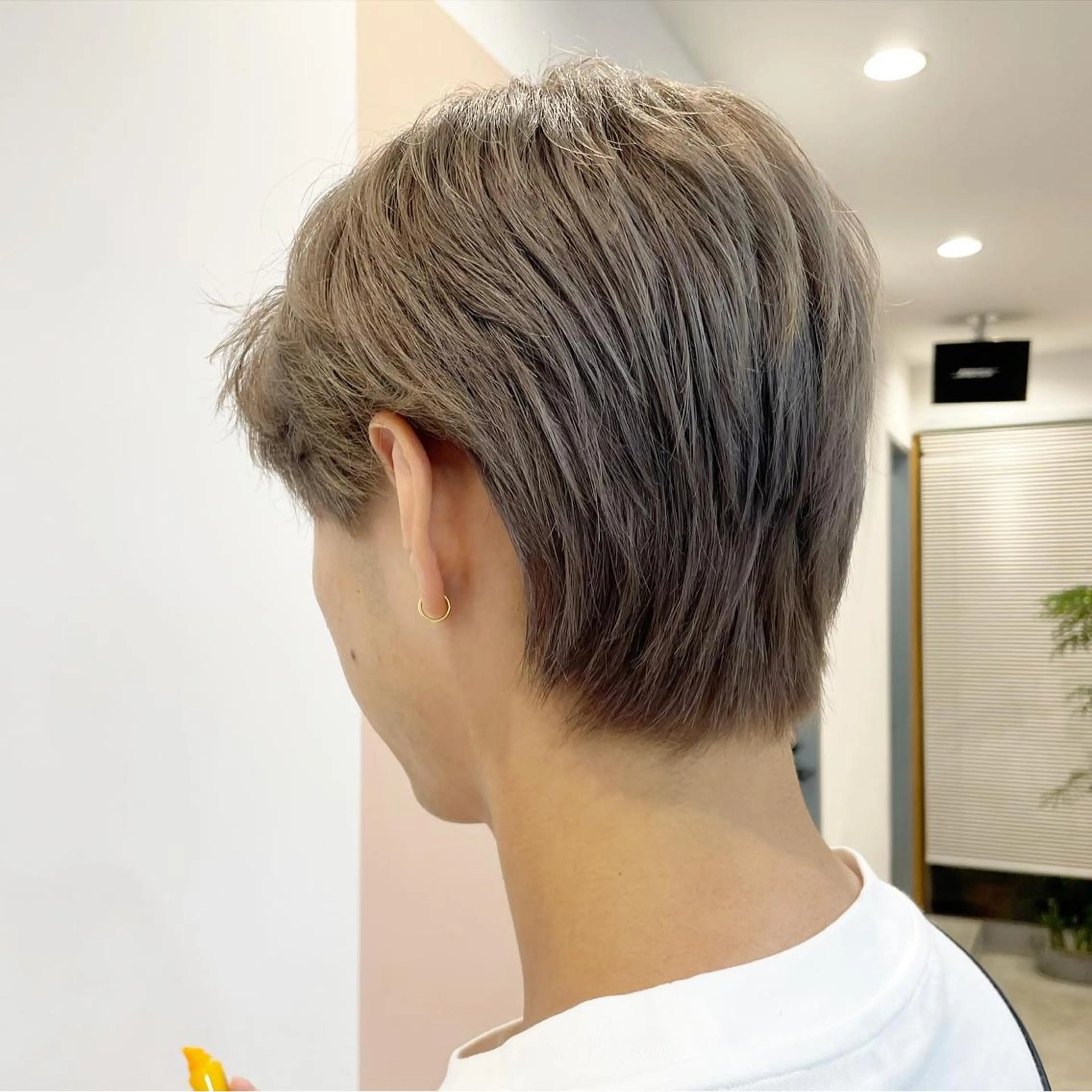 ショート カラー メンズ しの　ゆきの THE REMMYのヘアスタイル