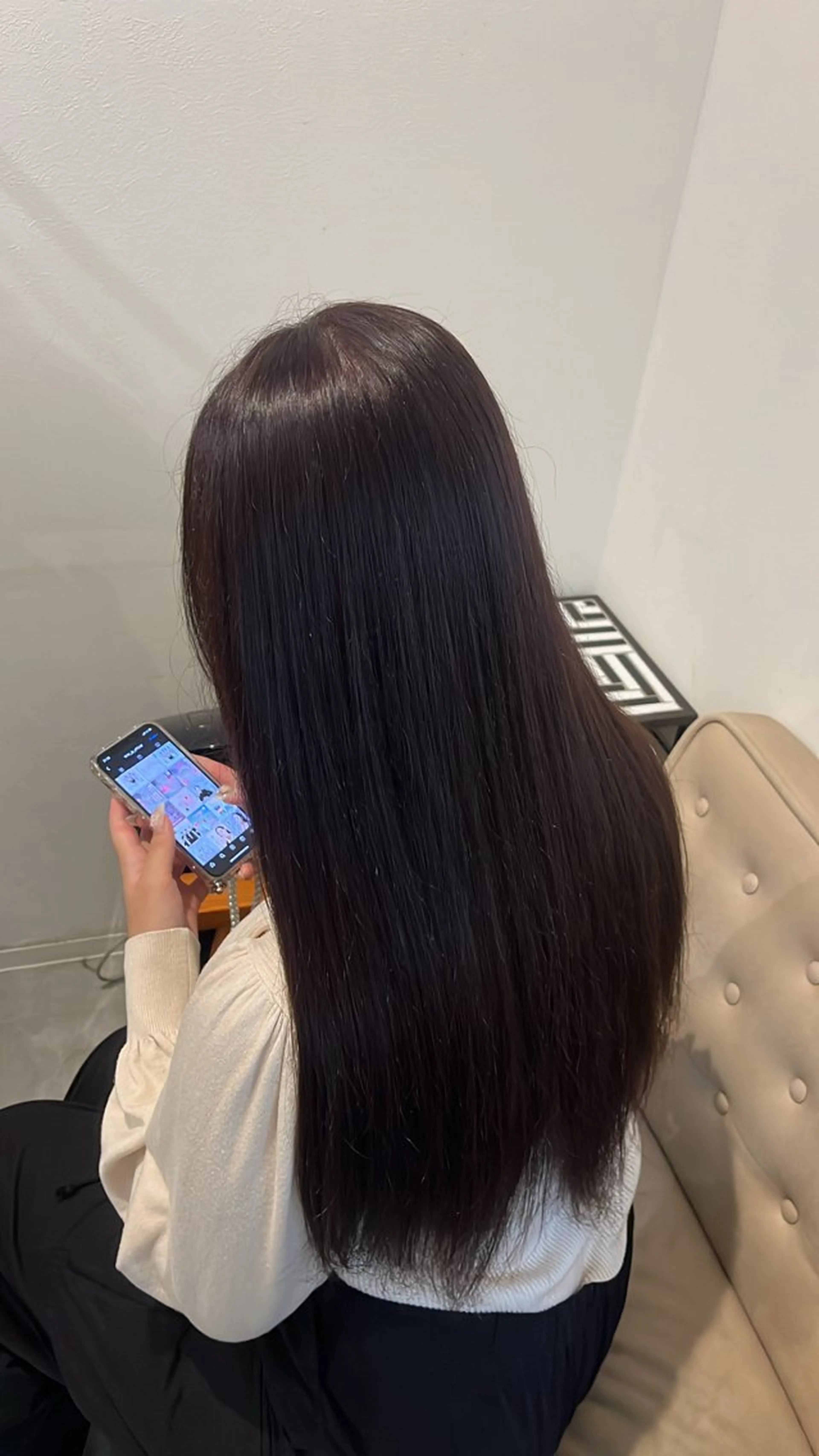 ロング ヘアカラー 橋本 聖菜のヘアスタイル