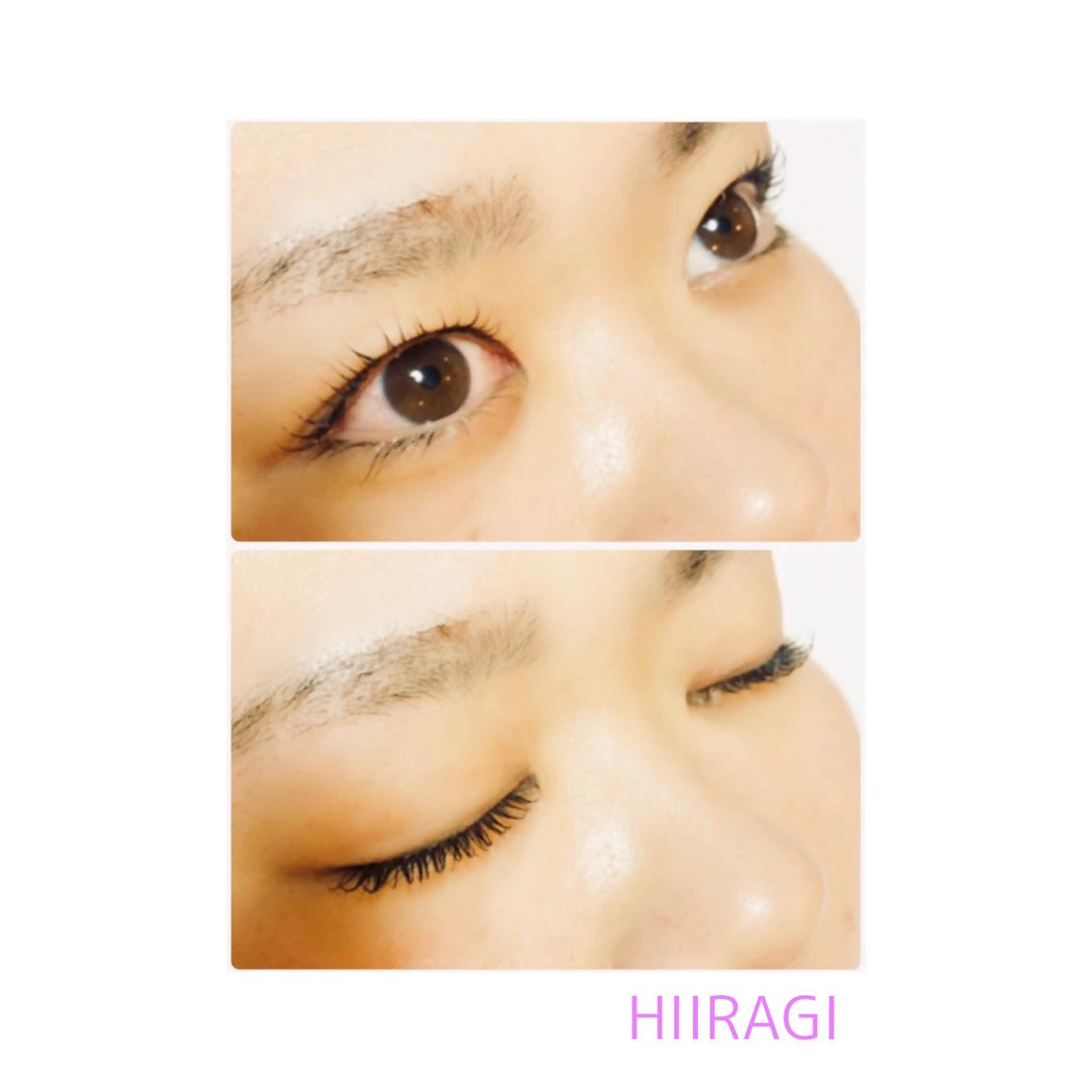 マツエク・マツパ Bカール まつげパーマ マツパ 美容室 HIIRAGIのマツエク・マツパデザイン