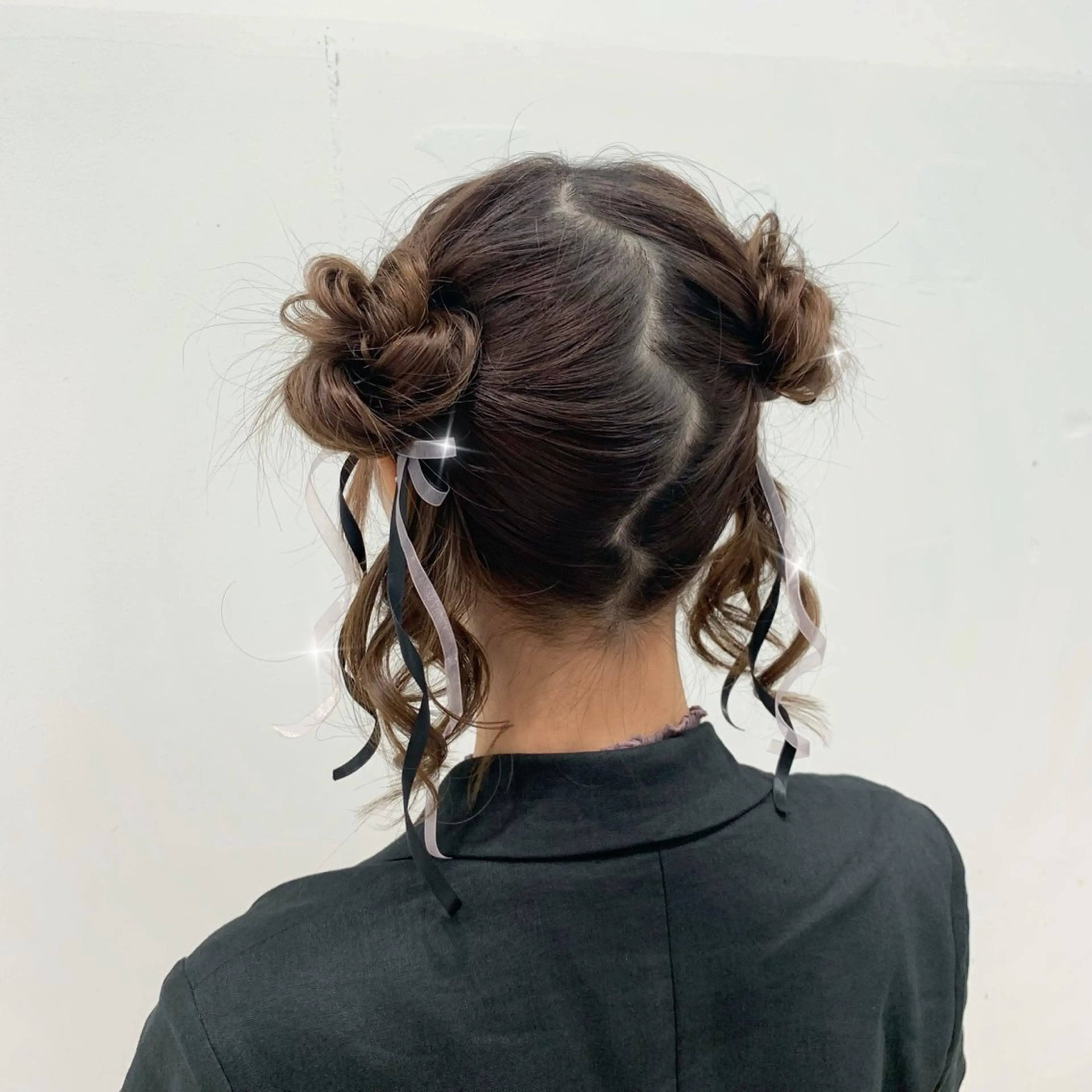 ヘアアレンジ お団子ヘア 🩶ヘアセット Ayaha🩶のヘアスタイル