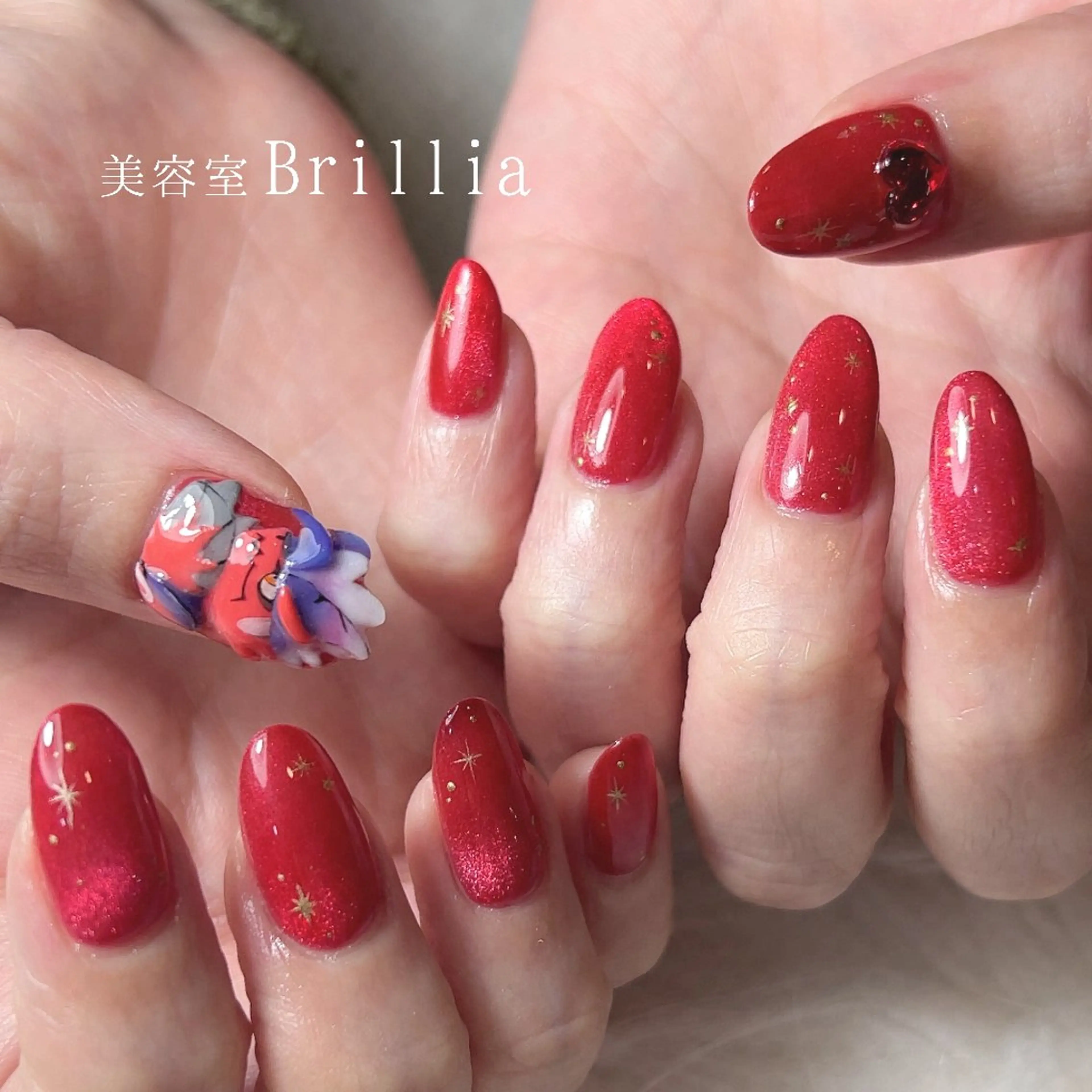 ネイル 持ち込み ハンドネイル 柴田 彩のネイルデザイン