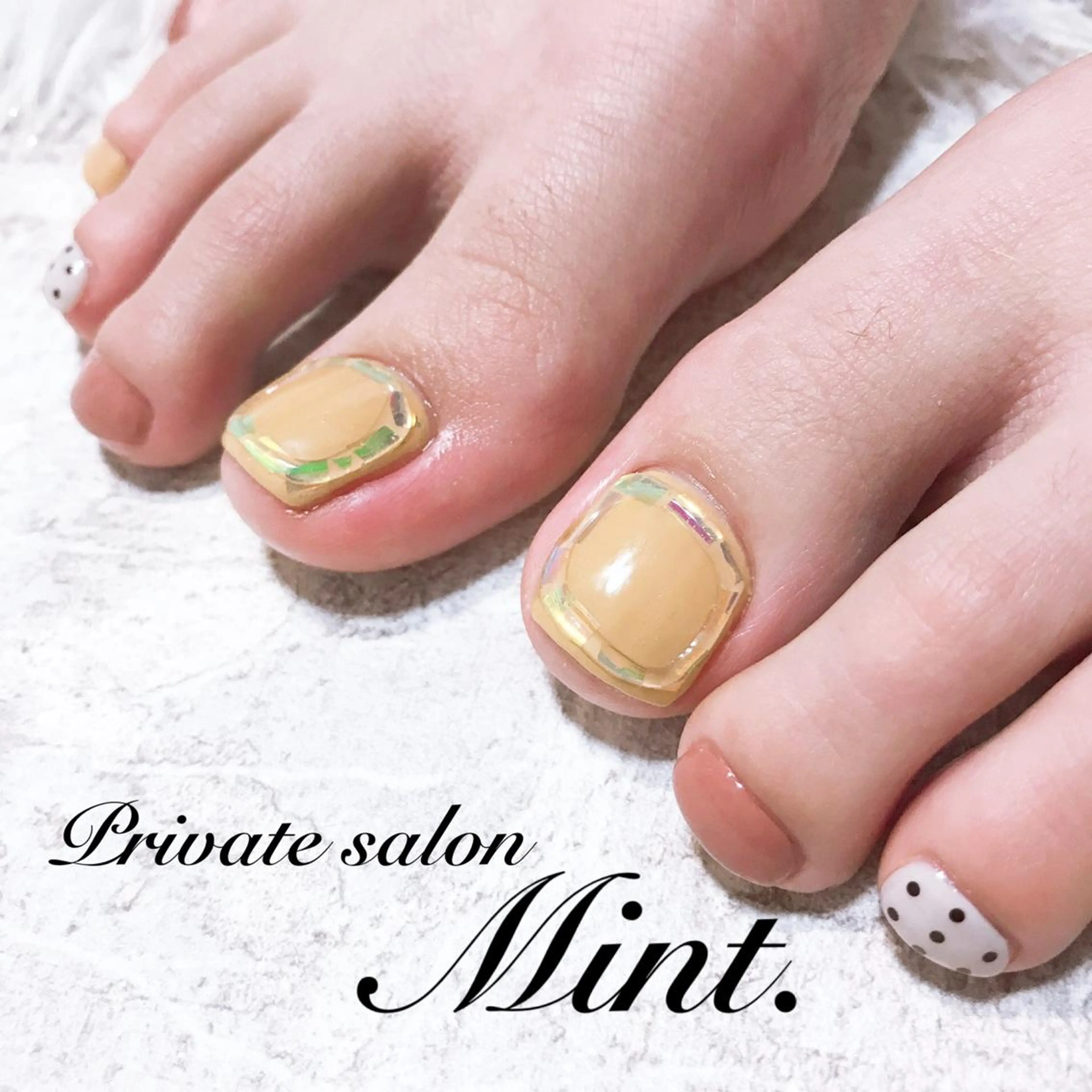 ネイル ジェルネイル フットネイル Mint. nailのネイルデザイン