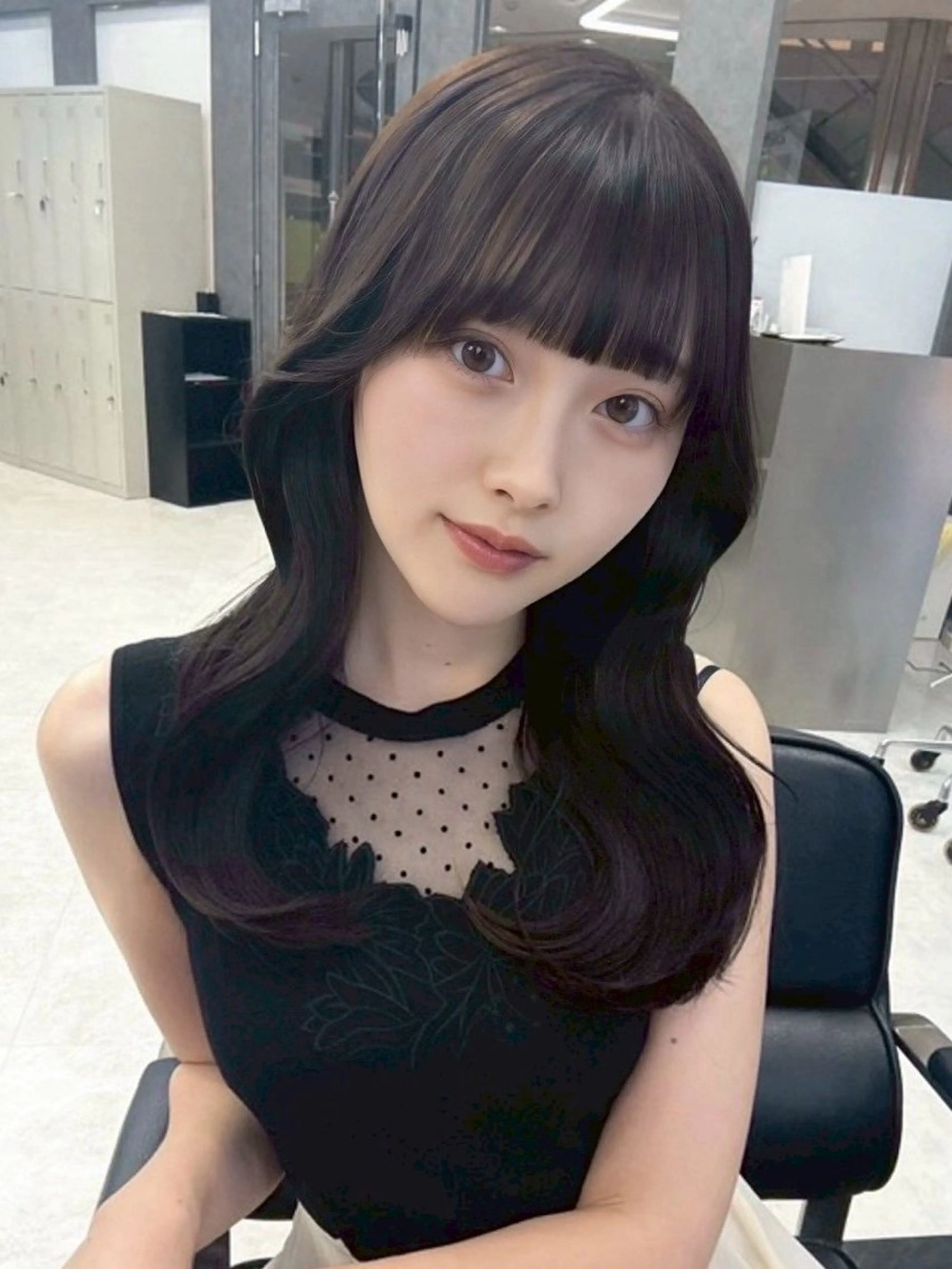 💫トリートメント込み💫似合わせカット+髪質改善トリートメント|まとまり&艶仕上げ/韓国風仕上げも🎶の写真