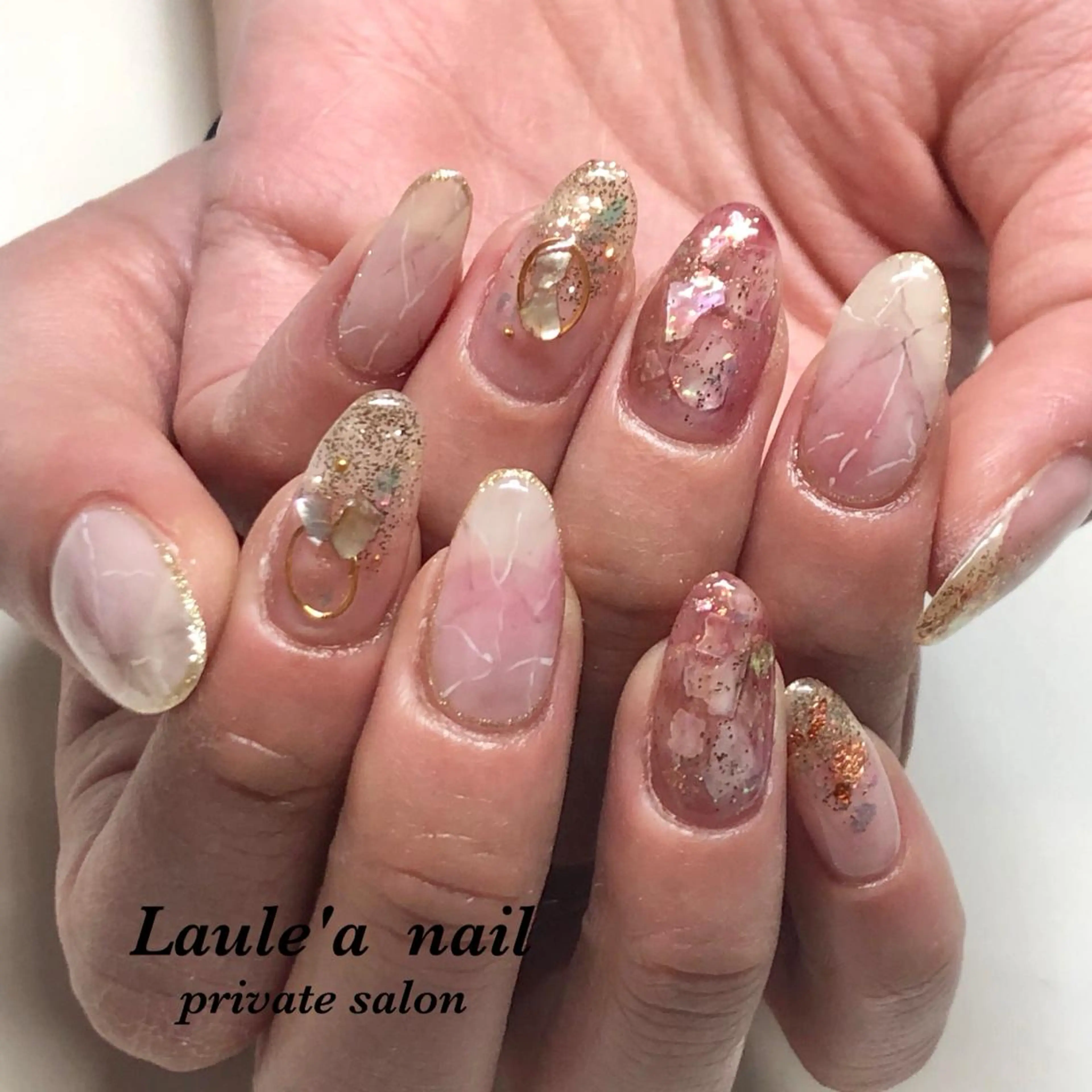 ネイル ニュアンスネイル 福田 加奈のネイルデザイン