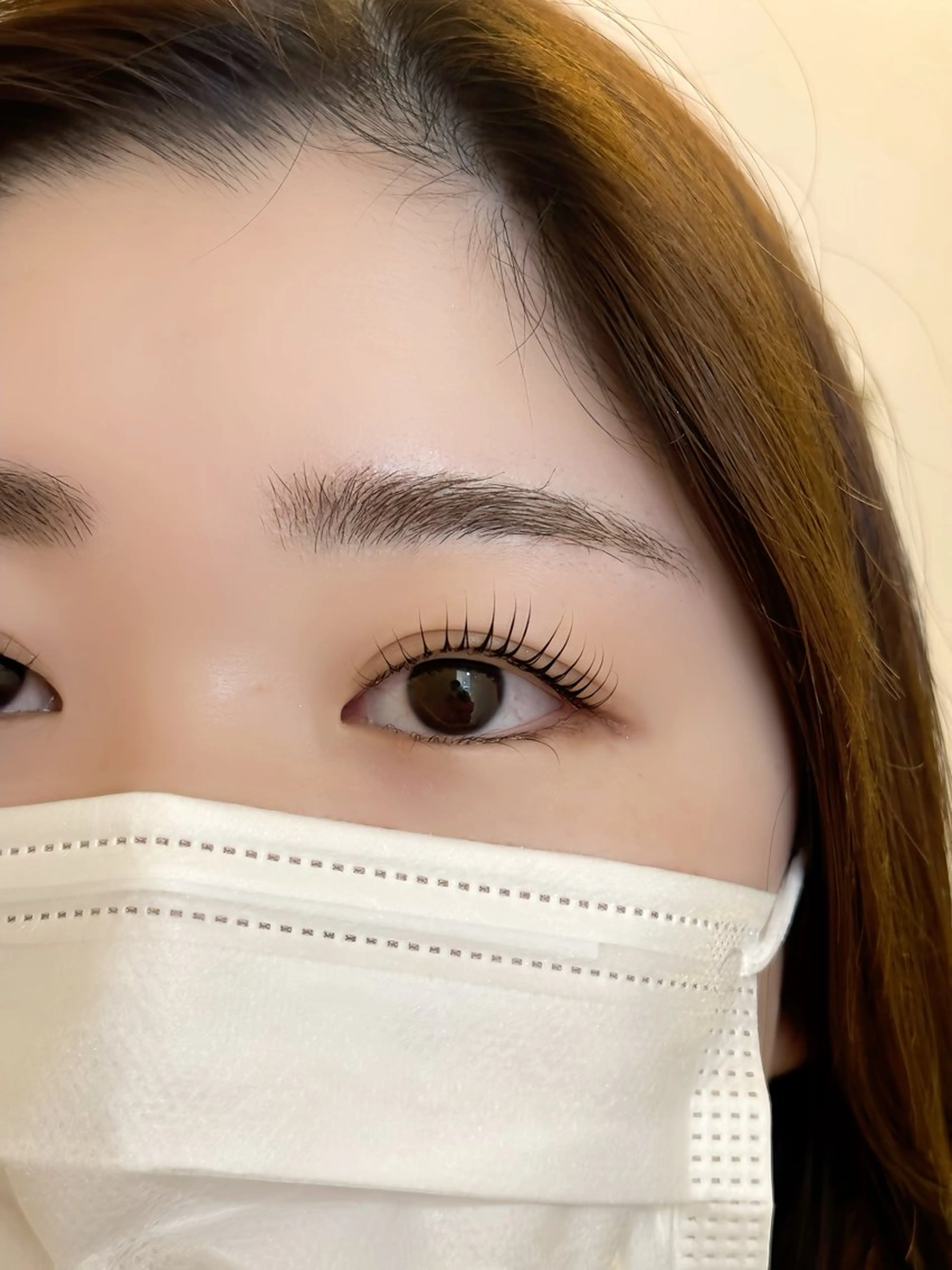 マツエク・マツパ 暖色/レイヤーカット /艶髪/髪質改善/のマツエク・マツパデザイン