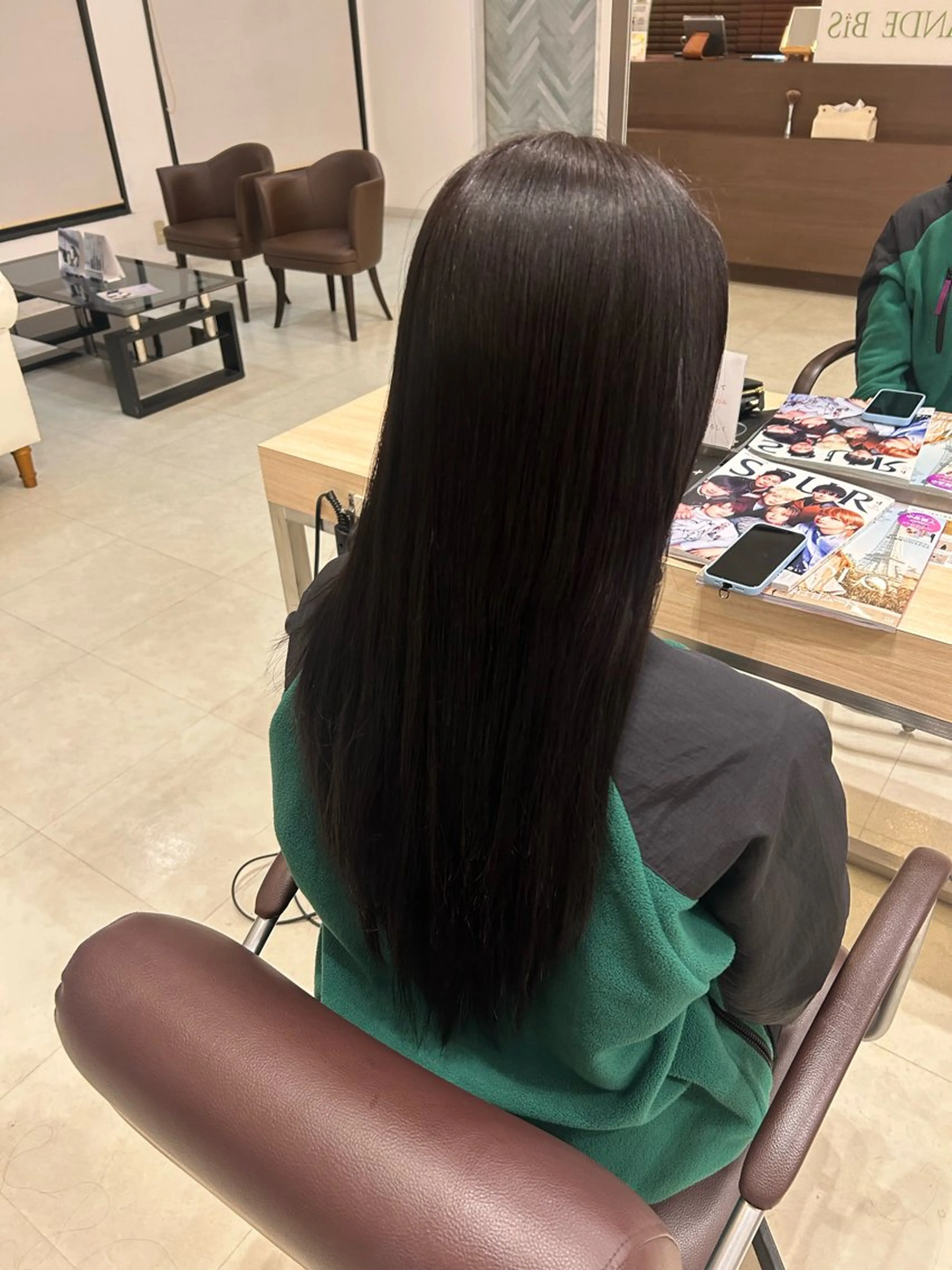 ロング 北崎 花のヘアスタイル