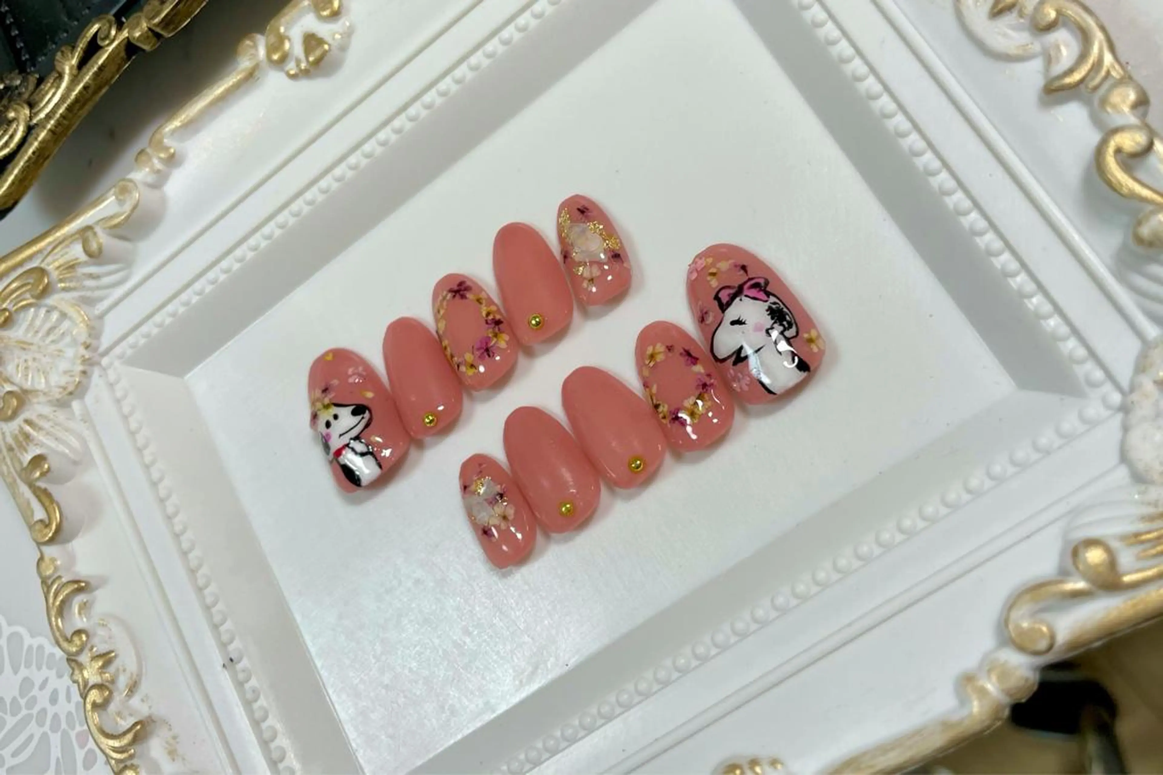 ネイル フラワーネイル BINERVA nail salonのネイルデザイン