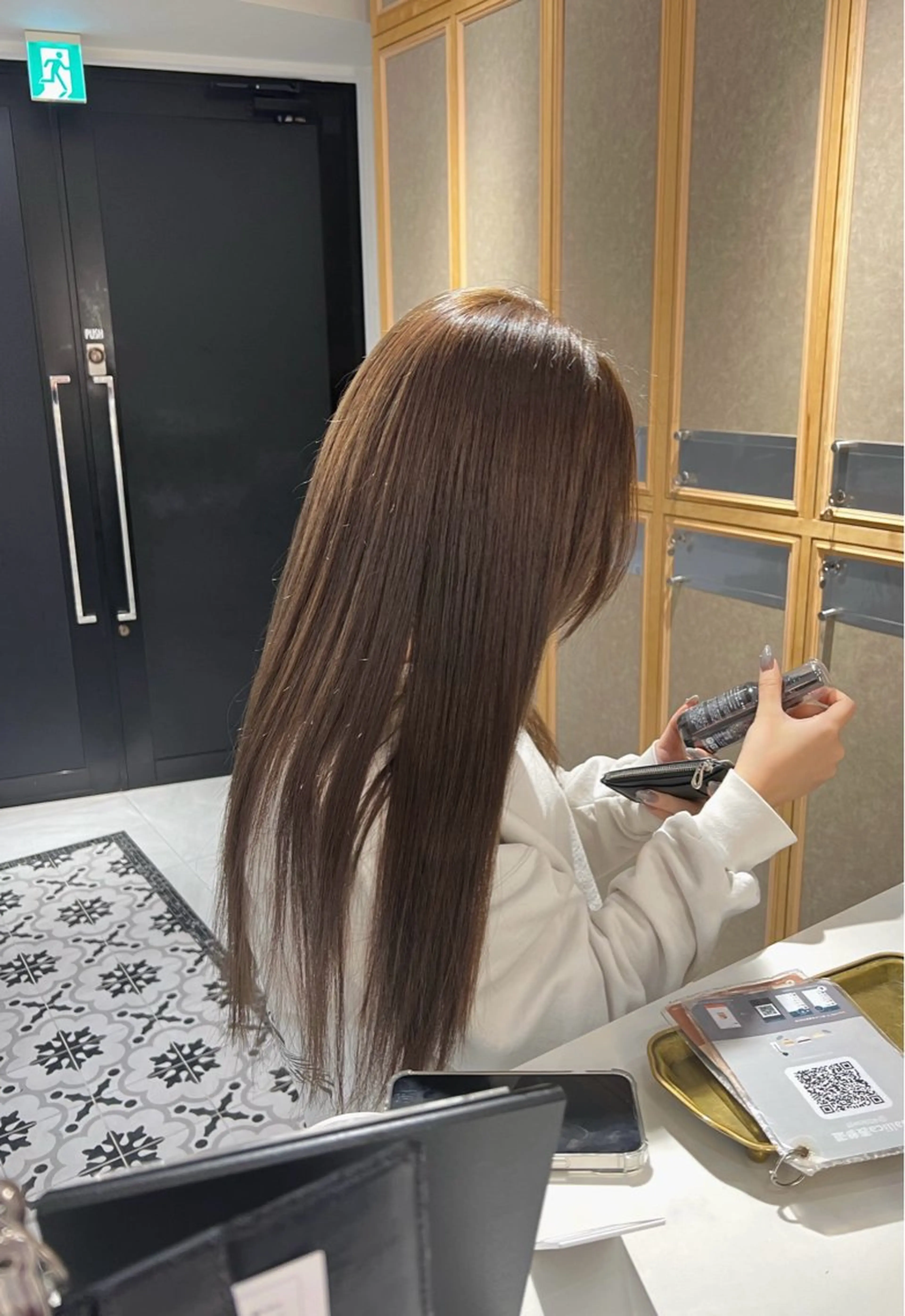 ロング ブリーチ/ブラウン 🤎MIREのヘアスタイル
