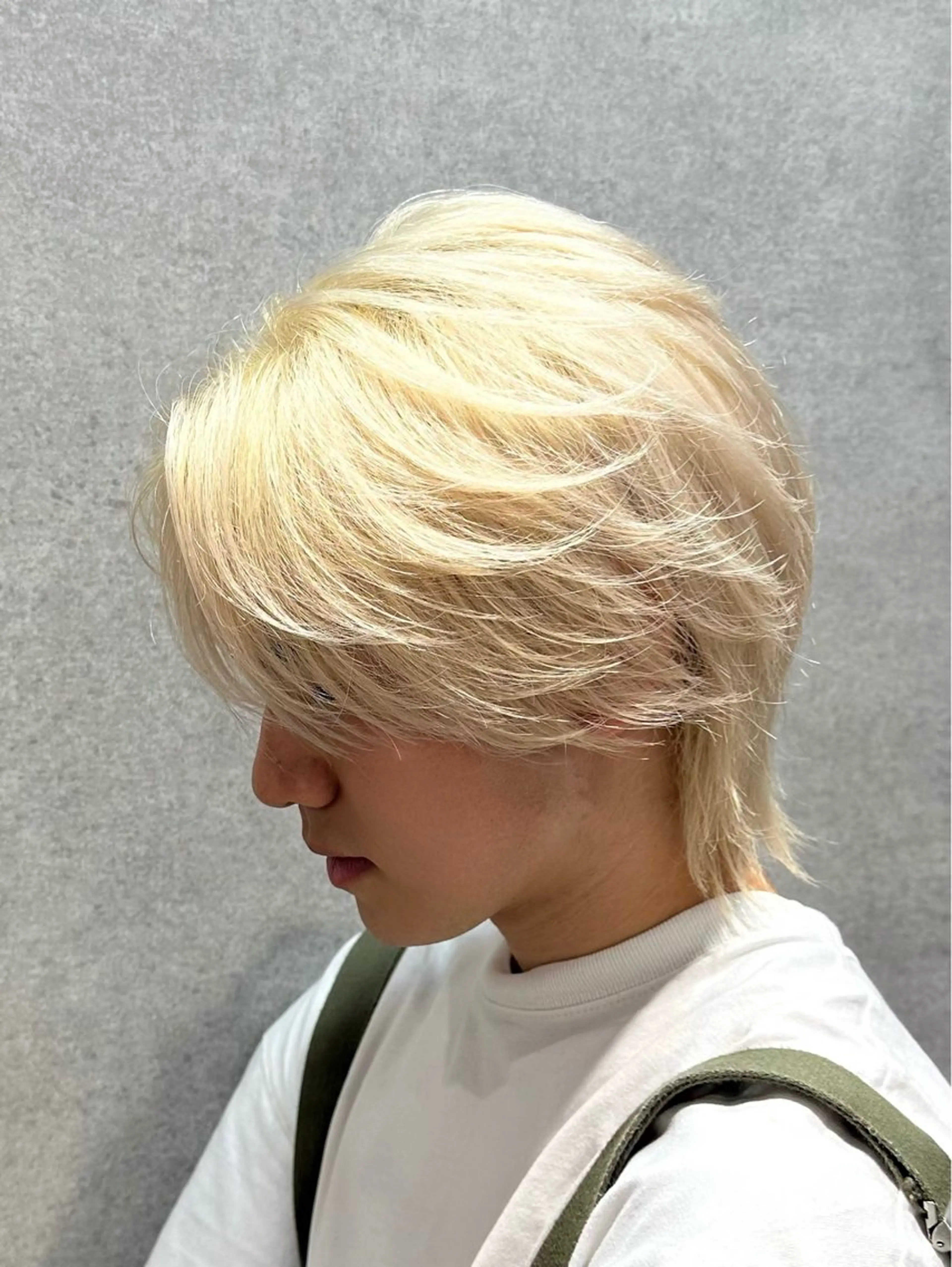 ショート カラー メンズ メンズブリーチ メンズハイトーン ブリーチ ハイトーンカラー ショートヘア 🩵韓国スタイル特化 🩵西澤結羽のヘアスタイル