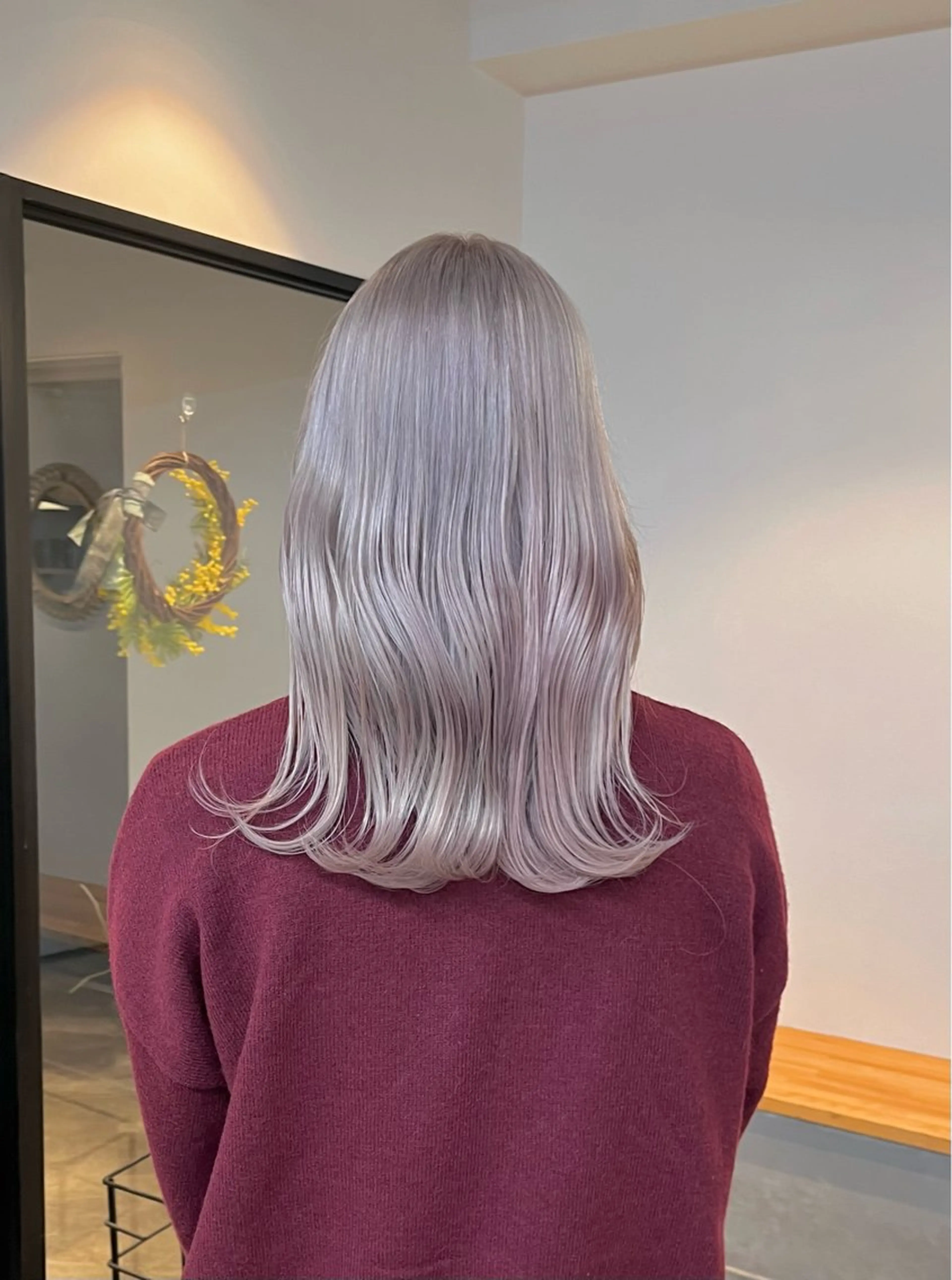 ミディアム カラー ヘアカラー ハイトーンカラ ー/小川のヘアスタイル