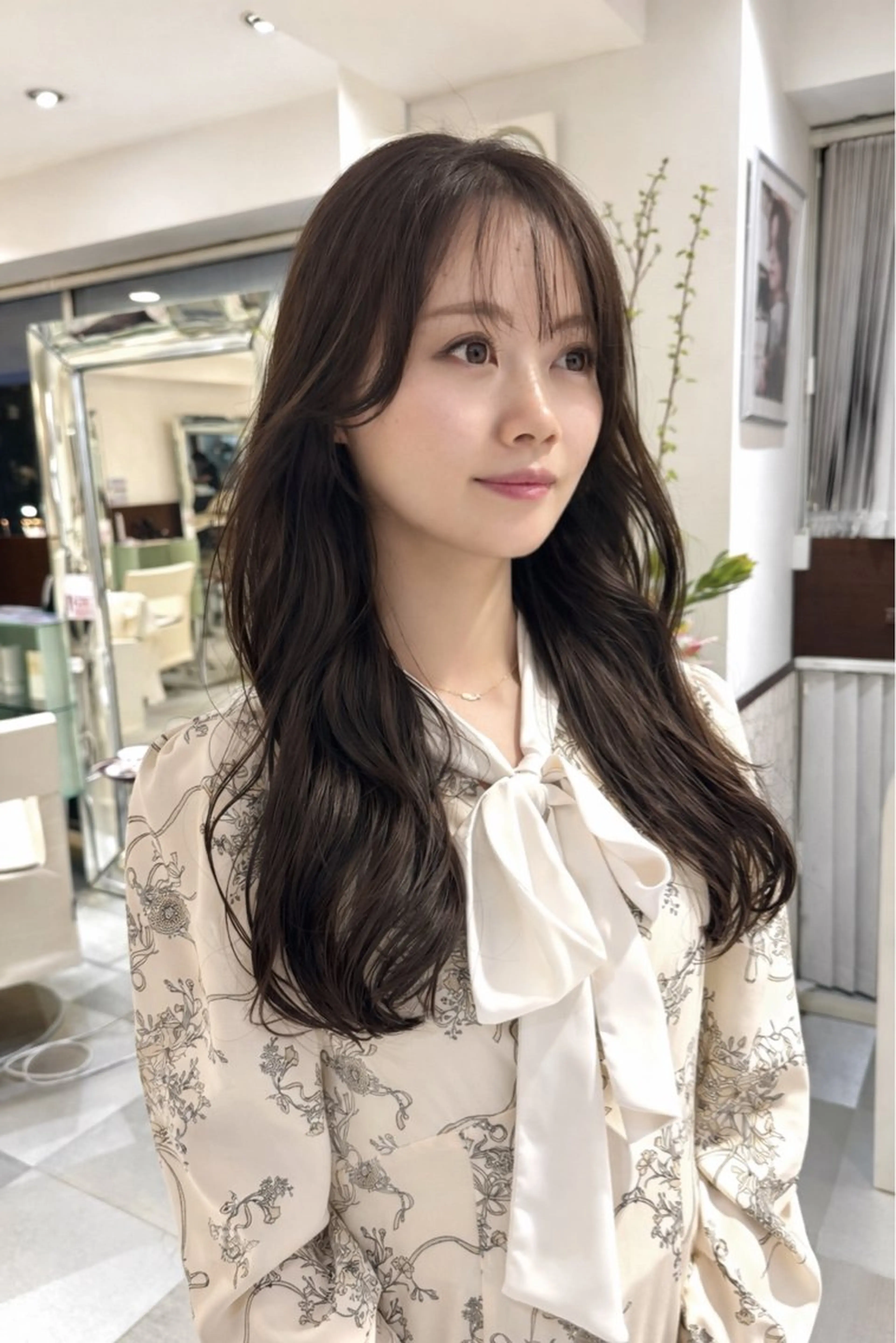 ロング パーマ カット パーマ トリートメント デジタルパーマ 🌀ボブ　萩原　龍のヘアスタイル