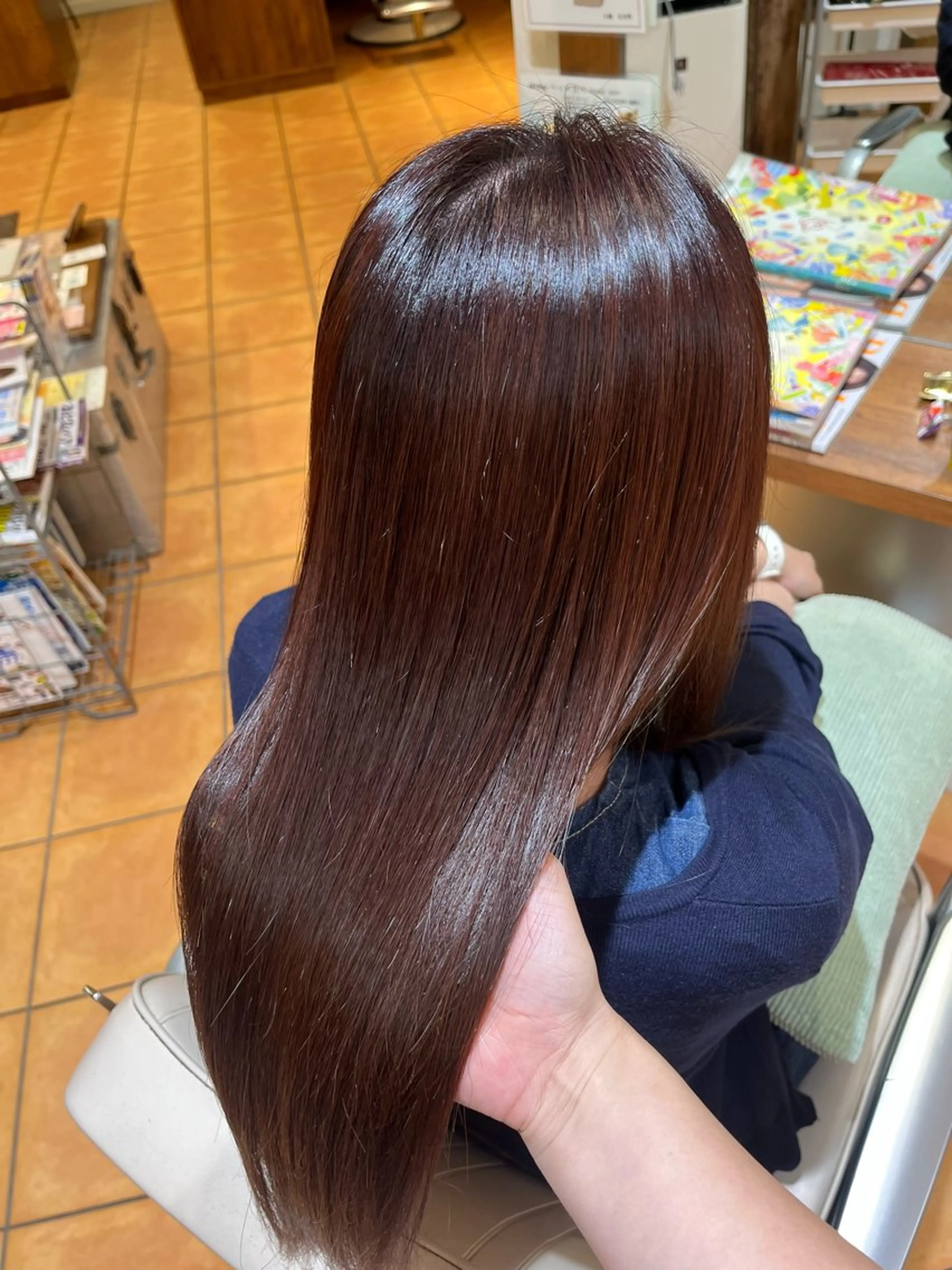 ロング カラー ブラウンカラー ピンクカラー ピンクブラウン ほそや うらら / モデル募集中🌹のヘアスタイル