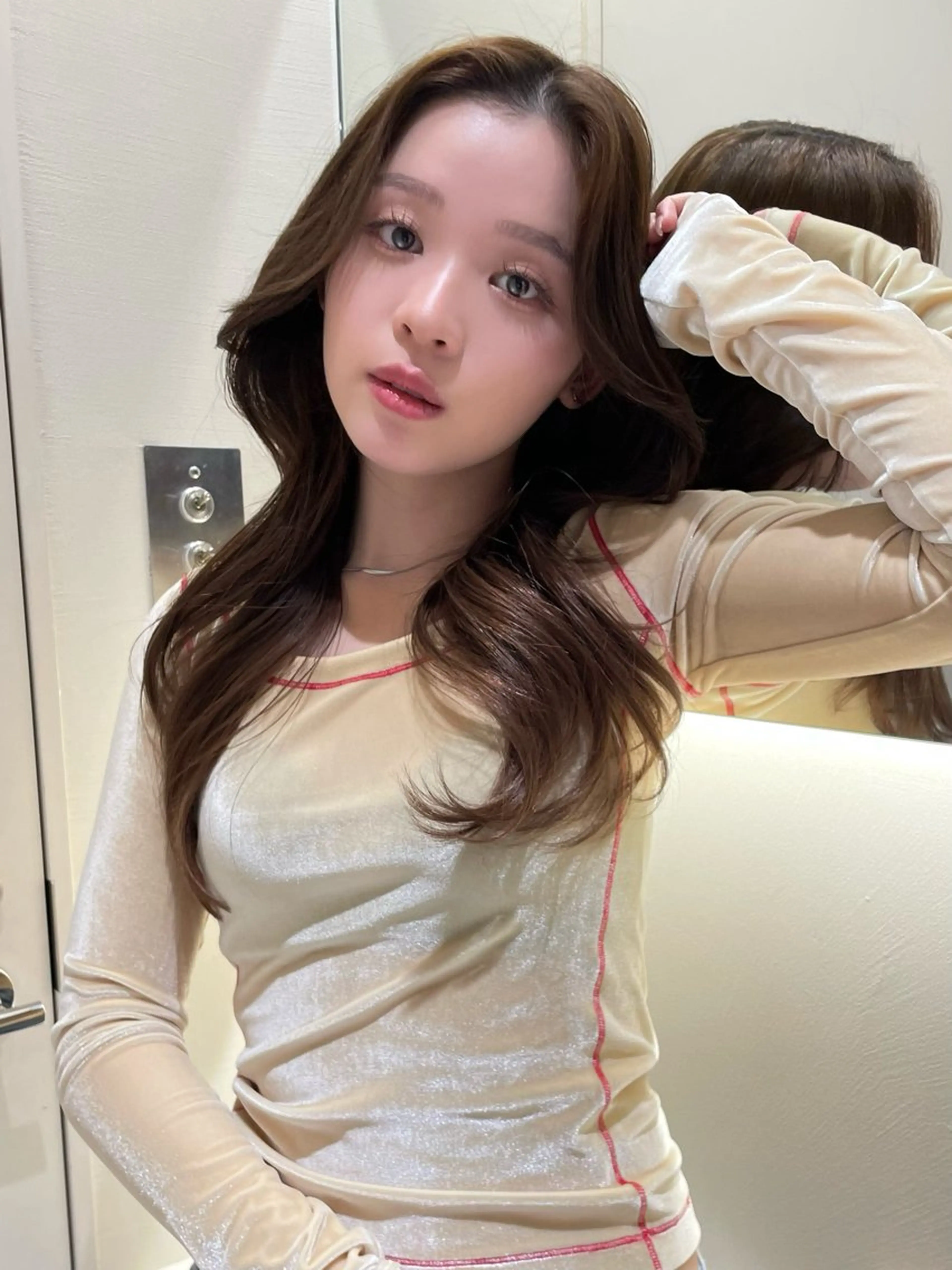 セミロング カラー トリートメント カット パーマ トリートメント 🌟透明感カラー× 小顔カット いっせいのヘアスタイル