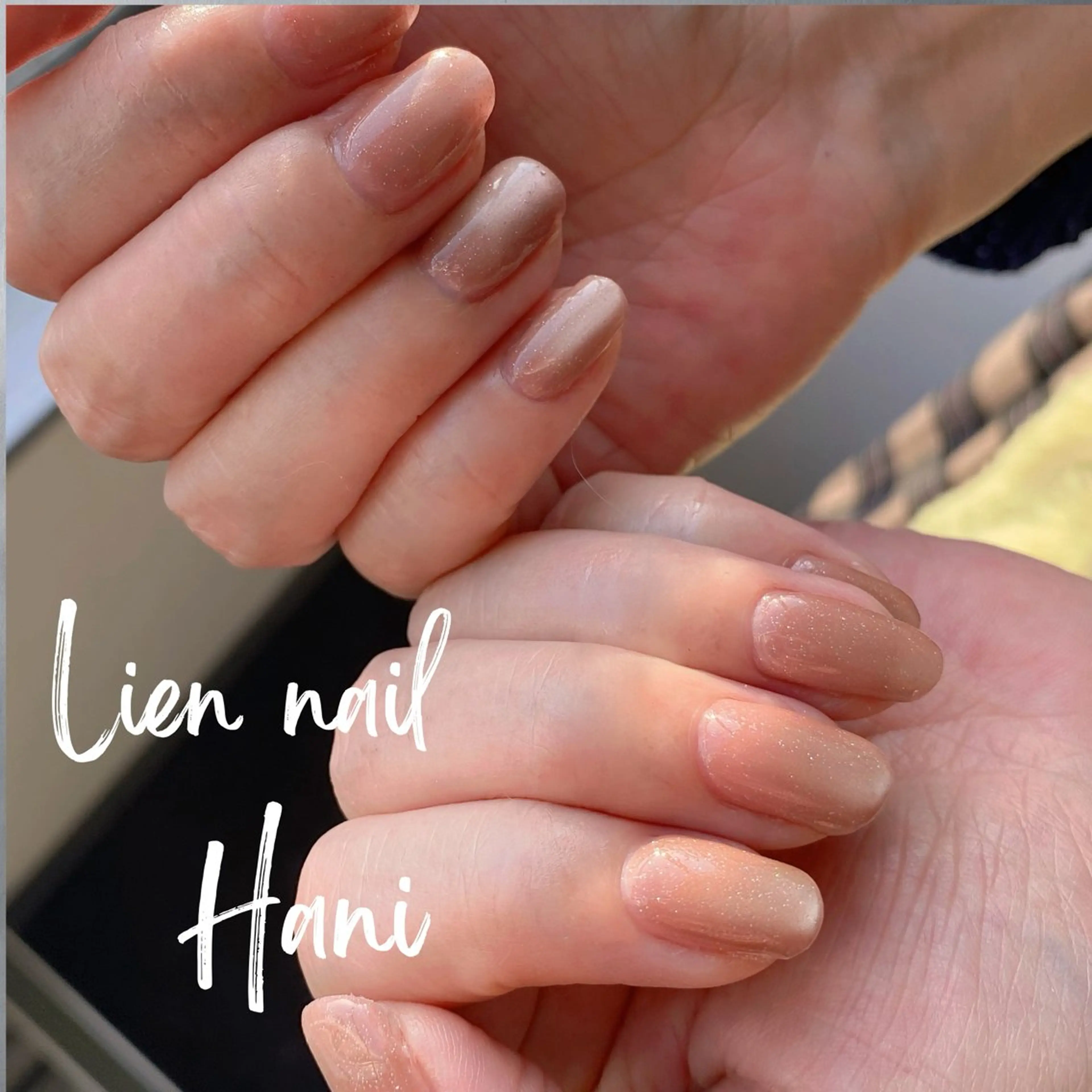 ネイル ラメ(グリッター) マグネットネイル マグネットワンカラー ワンカラーネイル ピンク Lien nail .Haniのネイルデザイン