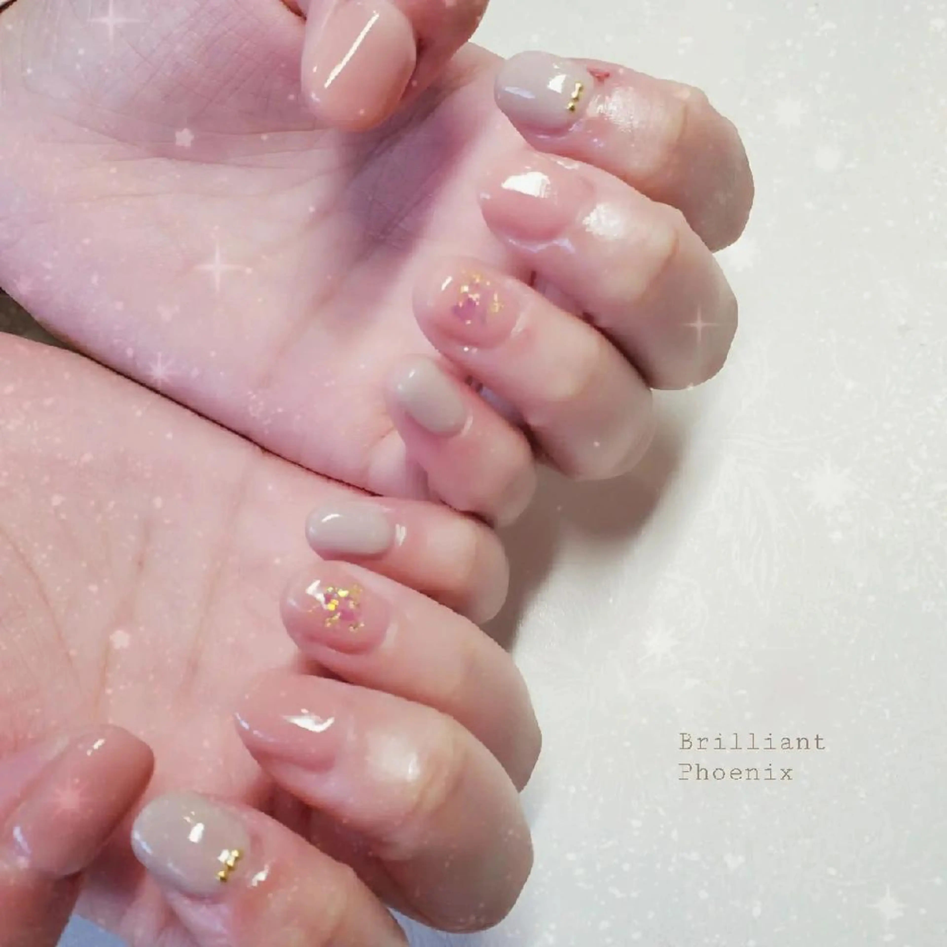 ネイル アートネイル シンプルネイル へなちょこ ネイリストのネイルデザイン