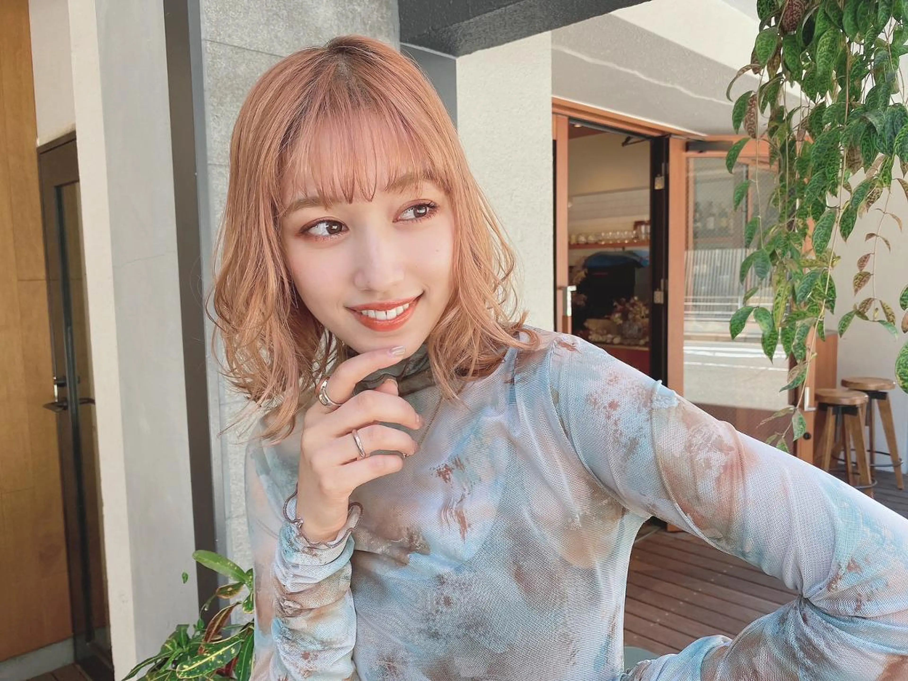 【ブリーチ込み】ブリーチ＋カラー(wカラー)¥12500→¥9880の写真