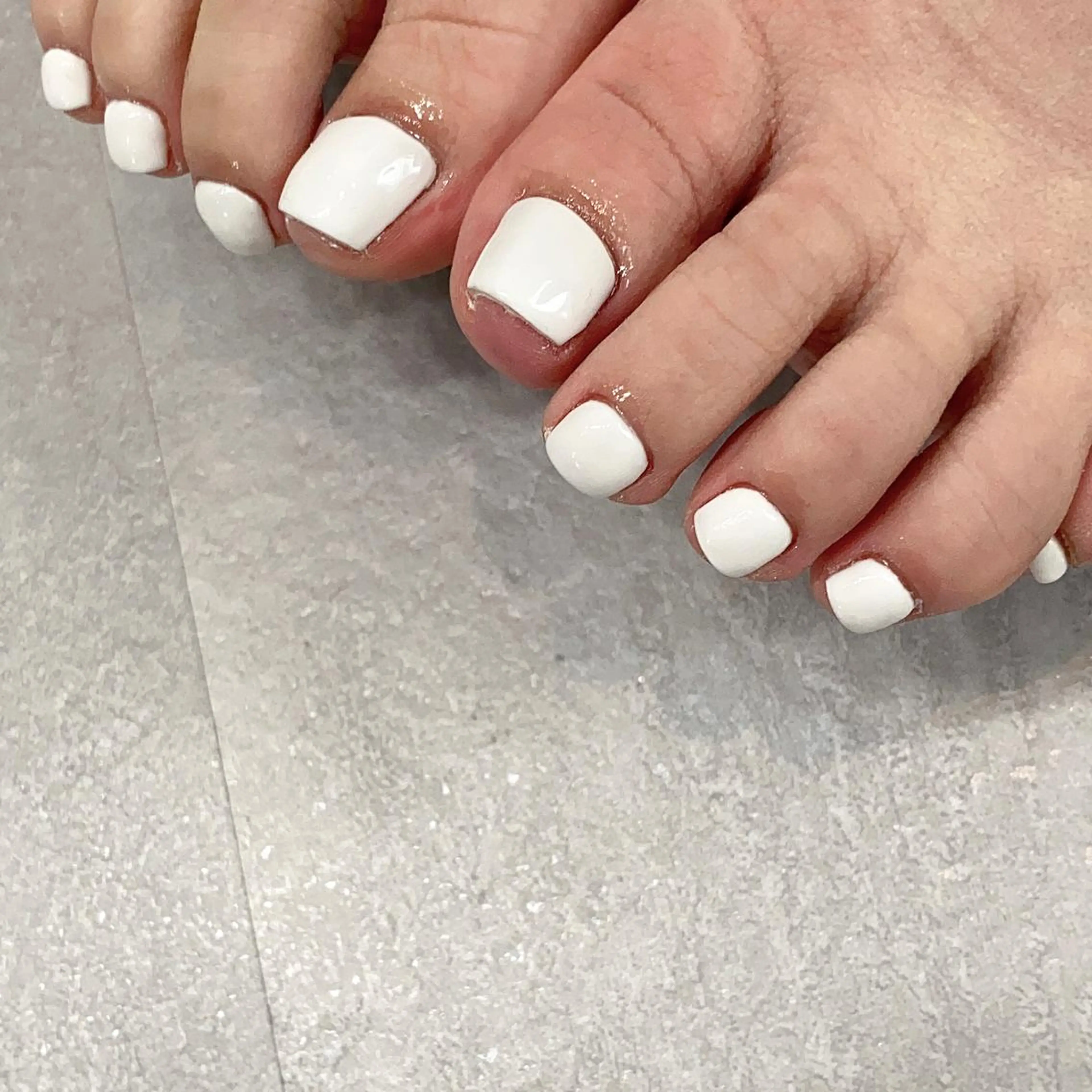 ネイル ワンカラーネイル ホワイト nail salon Is.  reikaのネイルデザイン