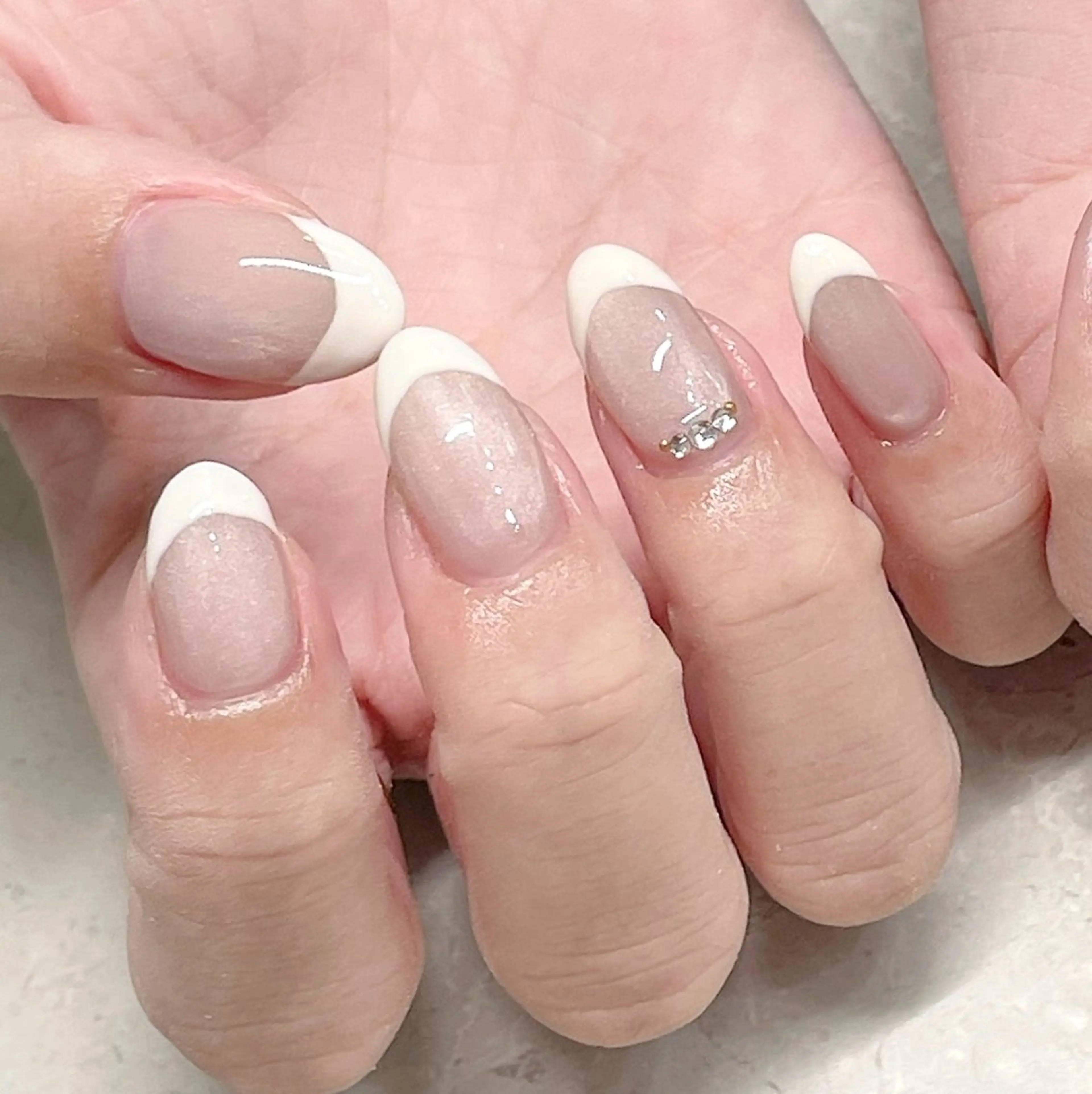 ◎期間限定価格/当日限定◎《オフなし》【Hand】フレンチネイル［ベースカラー有］￥0 ※写真撮影必須※の写真