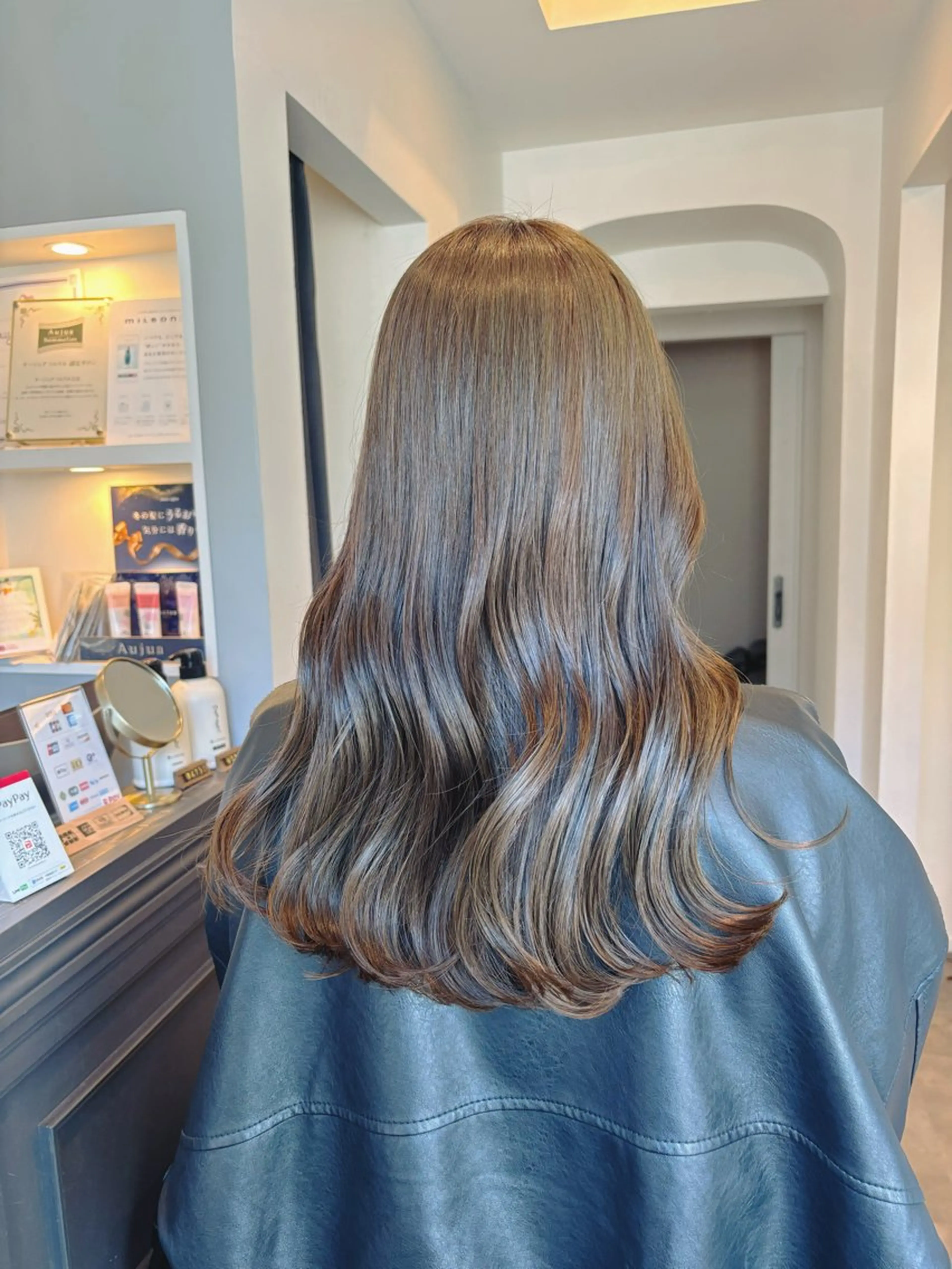 セミロング カラー 似合わせhair🎀 Manaのヘアスタイル