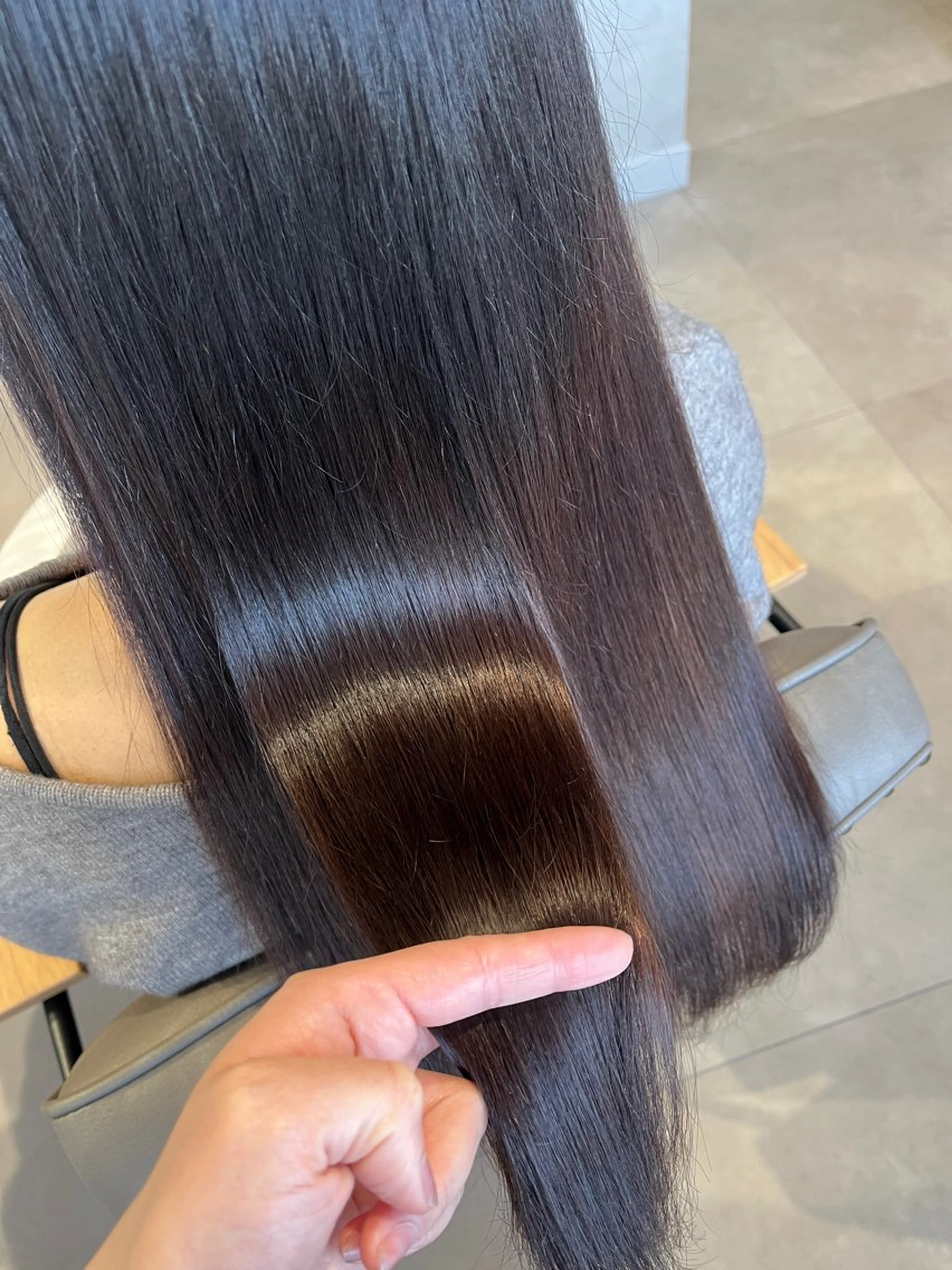 カラー 髪質改善 ✨NEW OPEN／ 透明感カラー／はるかのヘアスタイル