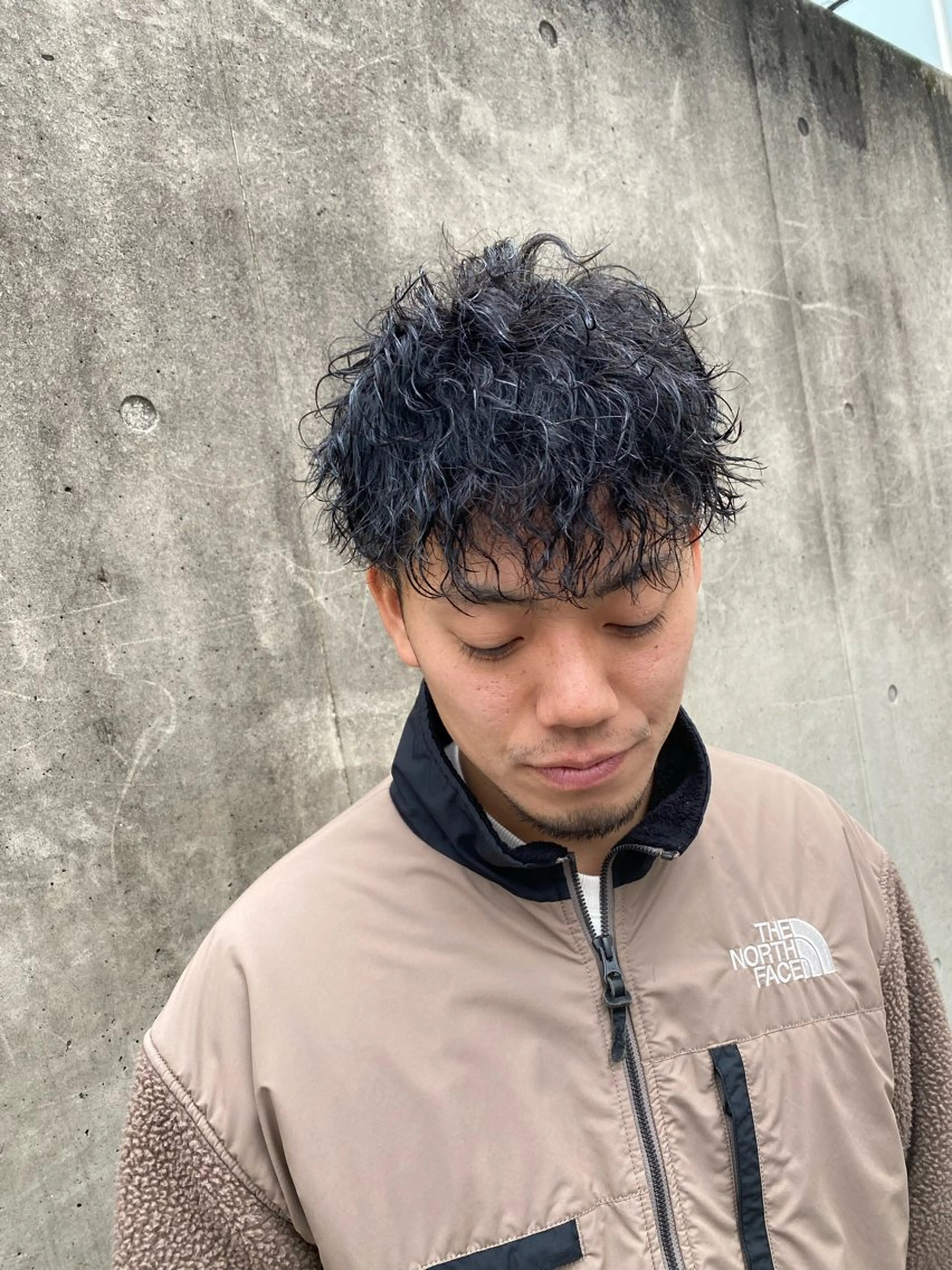 ショート パーマ メンズ 吉武 茂暉のヘアスタイル