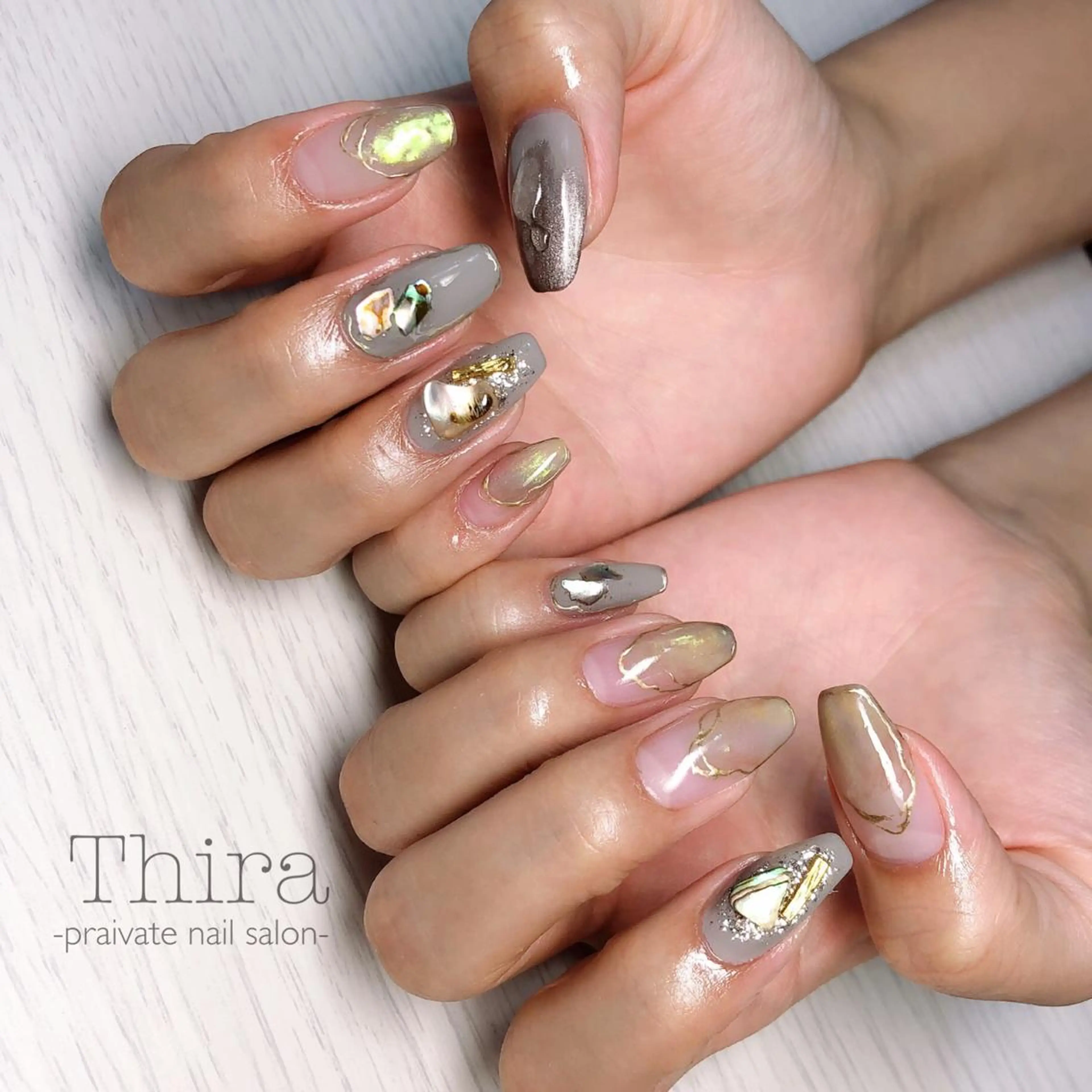 ご新規様限定☆他店オフ込みジェルアートし放題　Instagramメンション割で更に500円オフ！の写真