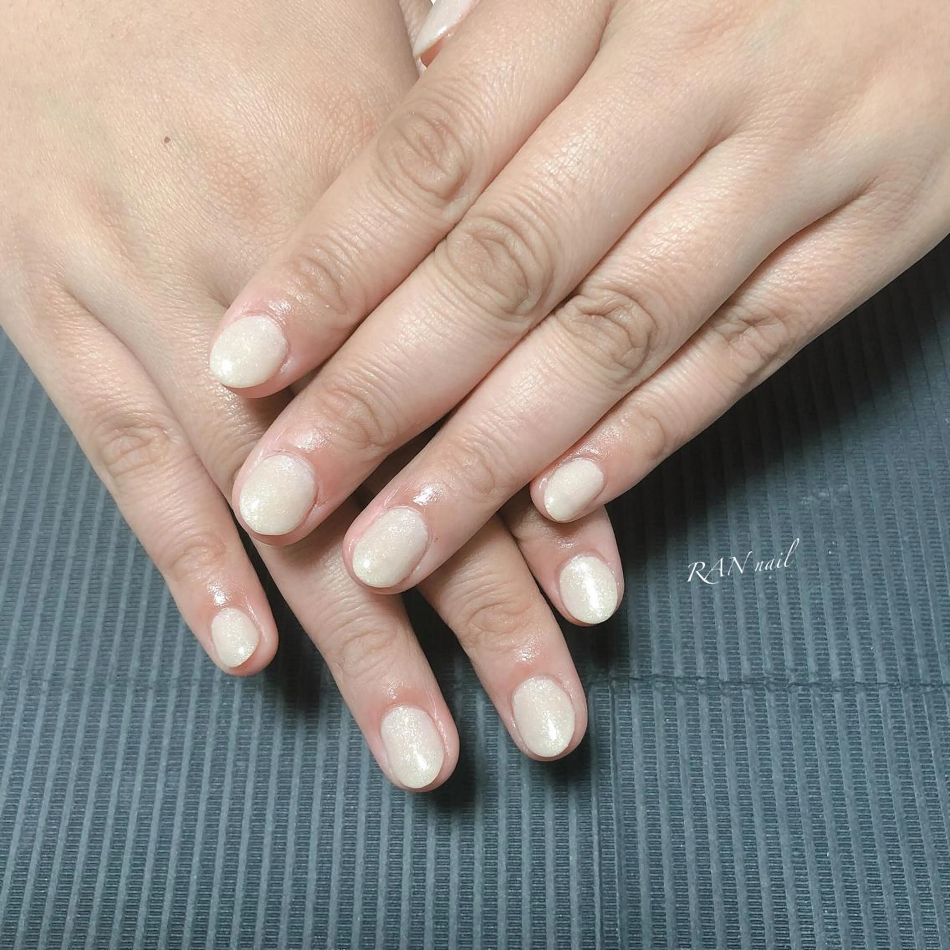 ネイル キラキラネイル ラメ(グリッター) オフィスネイル ワンカラーネイル 冬ネイル RAN nailのネイルデザイン