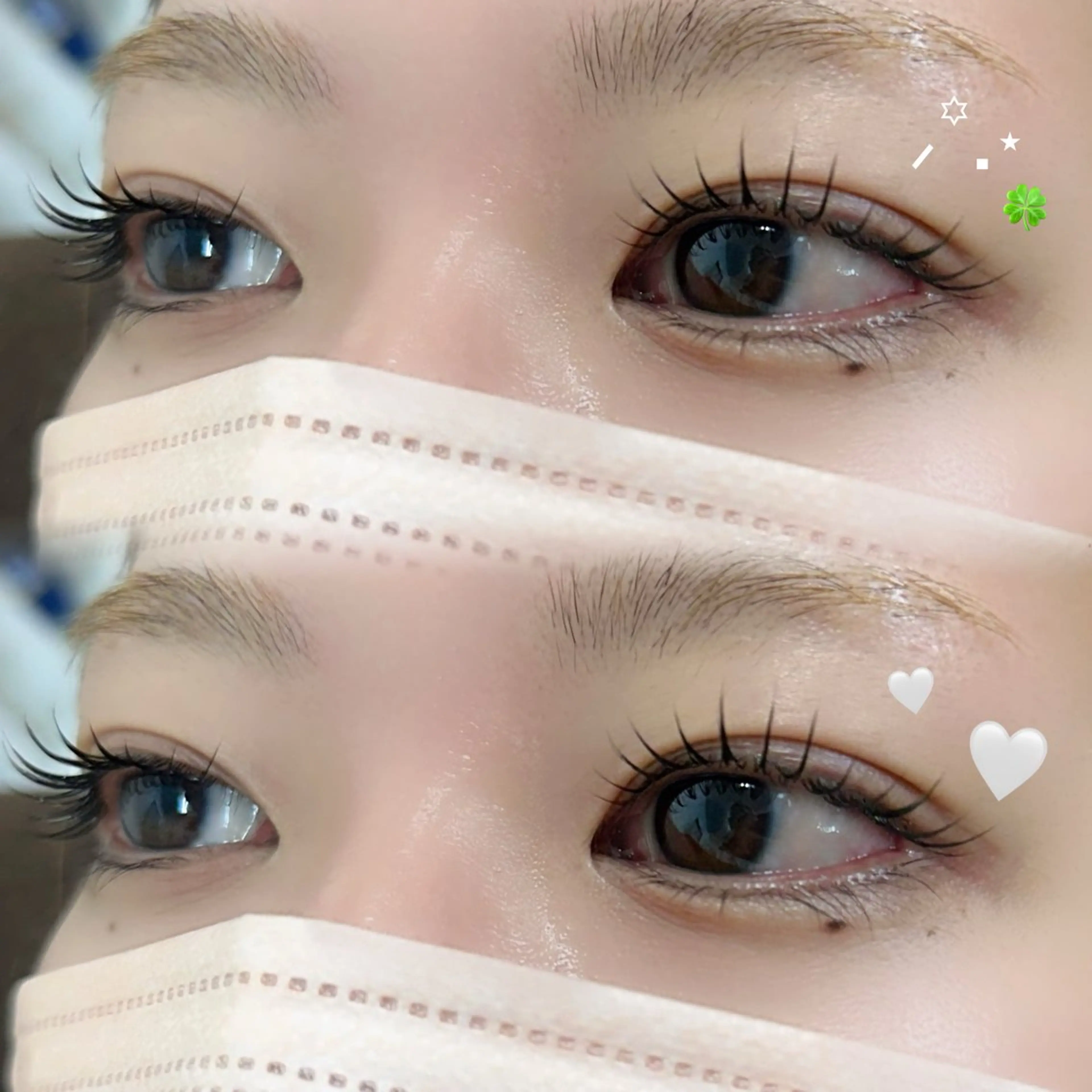 マツエク・マツパ パリジェンヌラッシュリフト ⟡.·Bianca アビコ 🎀のマツエク・マツパデザイン