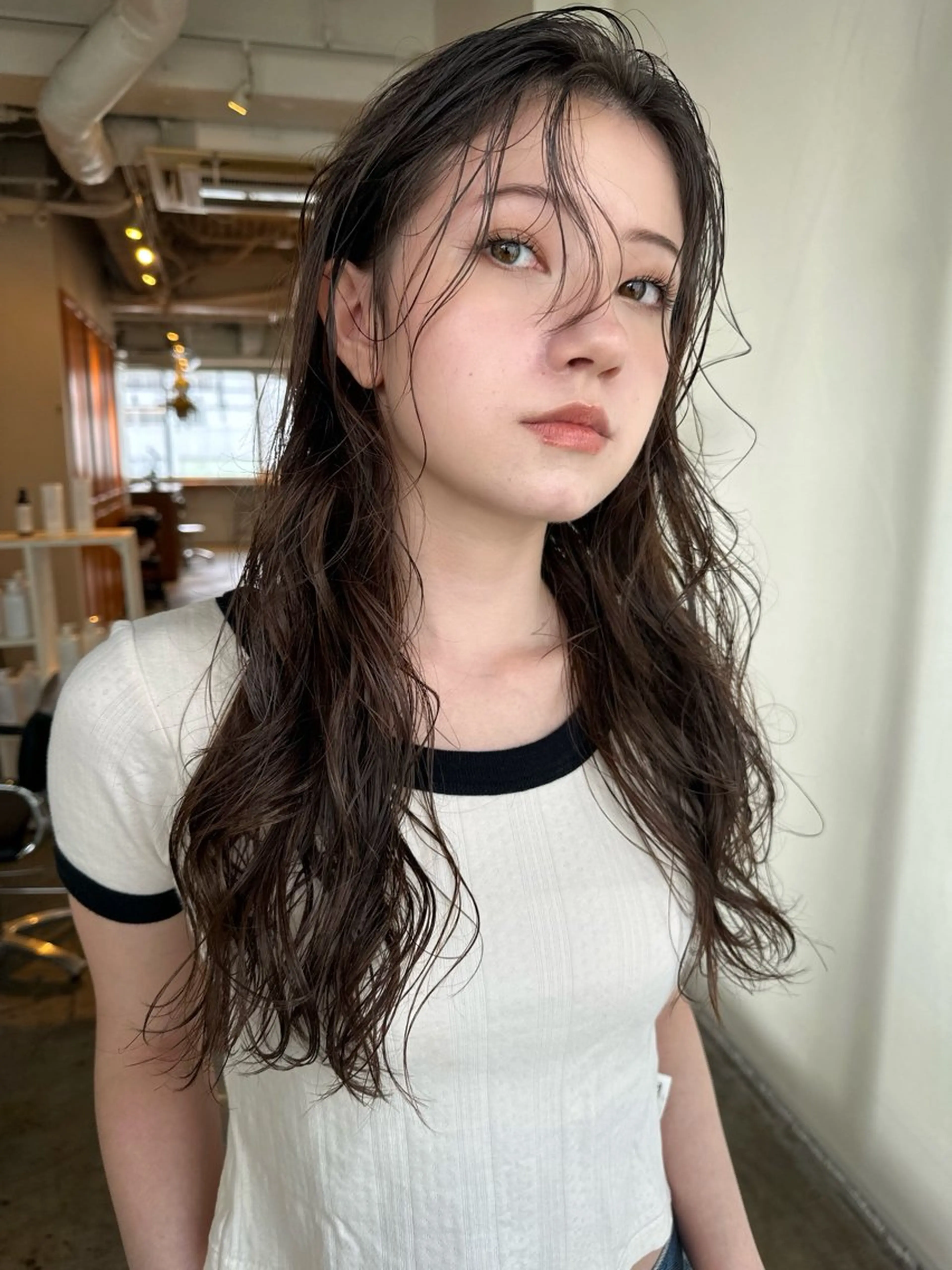 ロング green 上野のヘアスタイル
